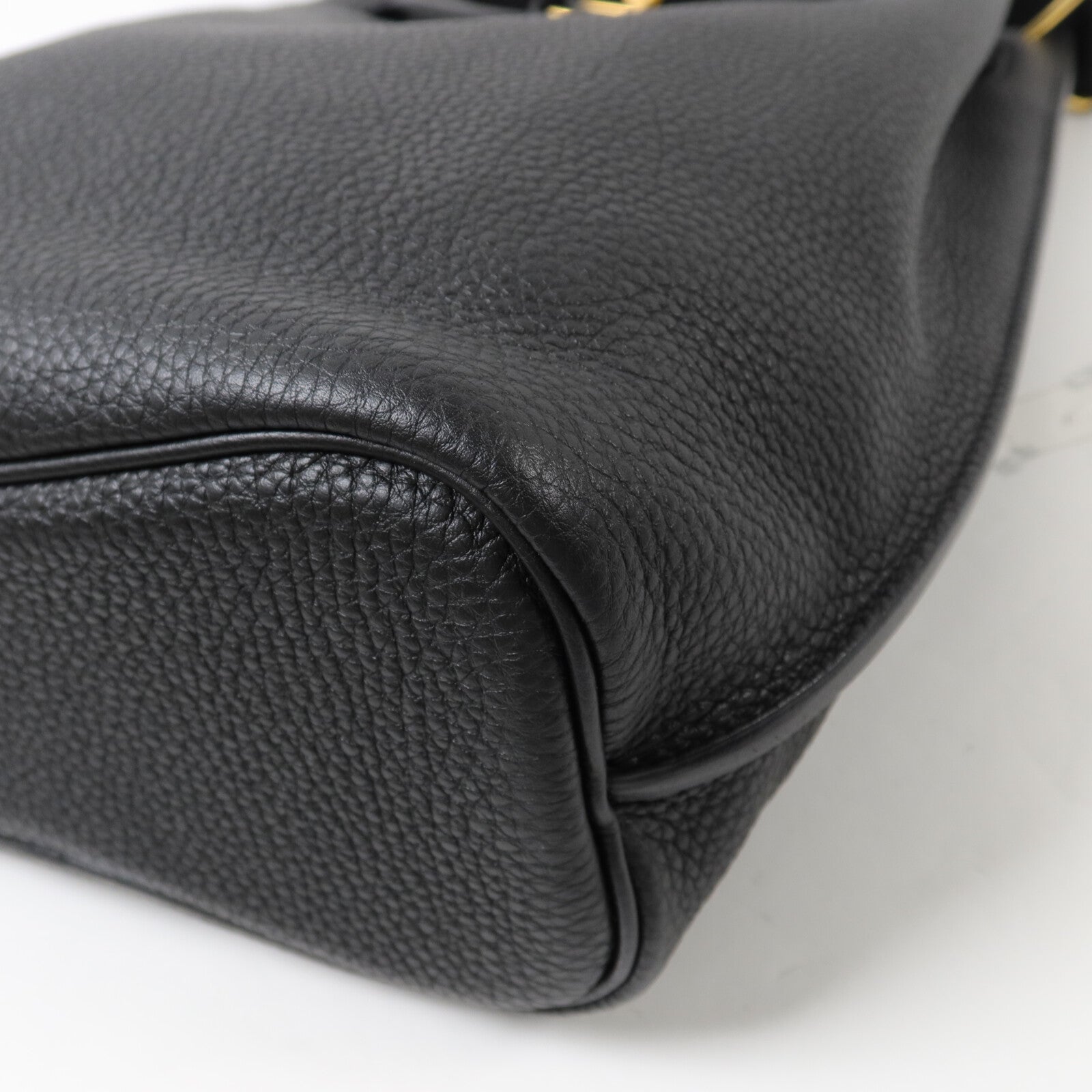 HERMES Togo皮革So Kelly 22肩背袋Noir