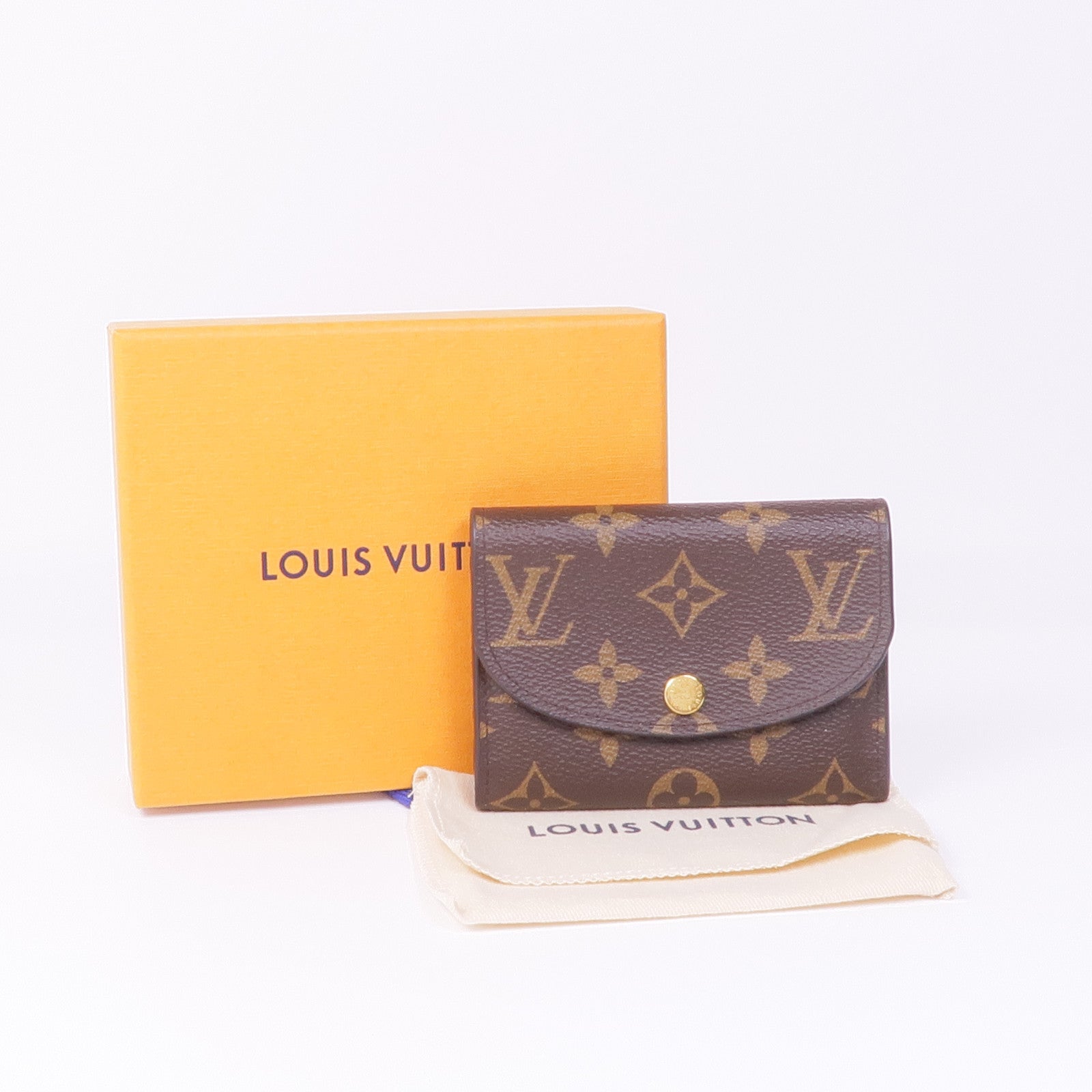 LOUIS VUITTON Monogram Rosalie Coin Purse金扣零錢包