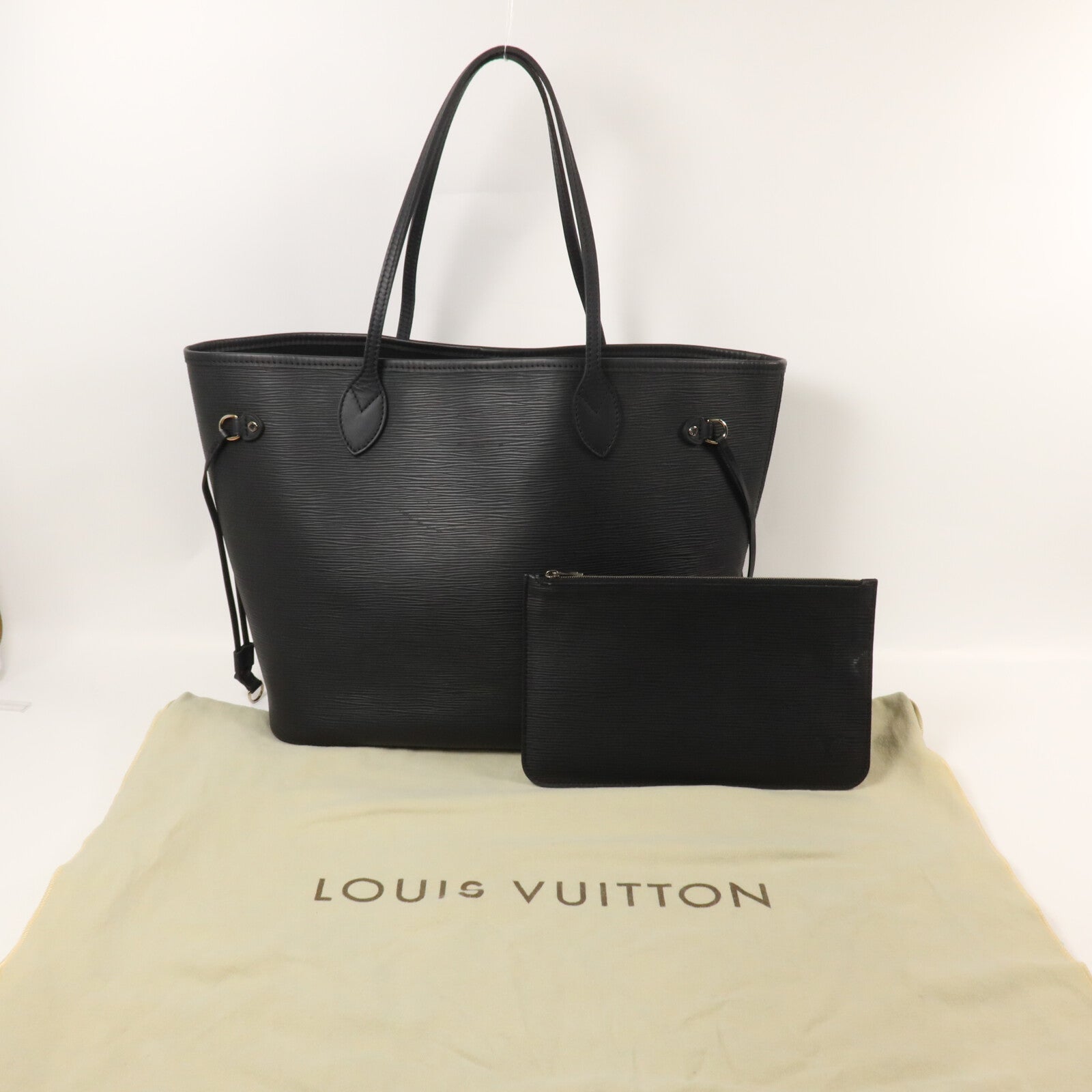 LOUIS VUITTON Epi Neverfull MM手挽袋