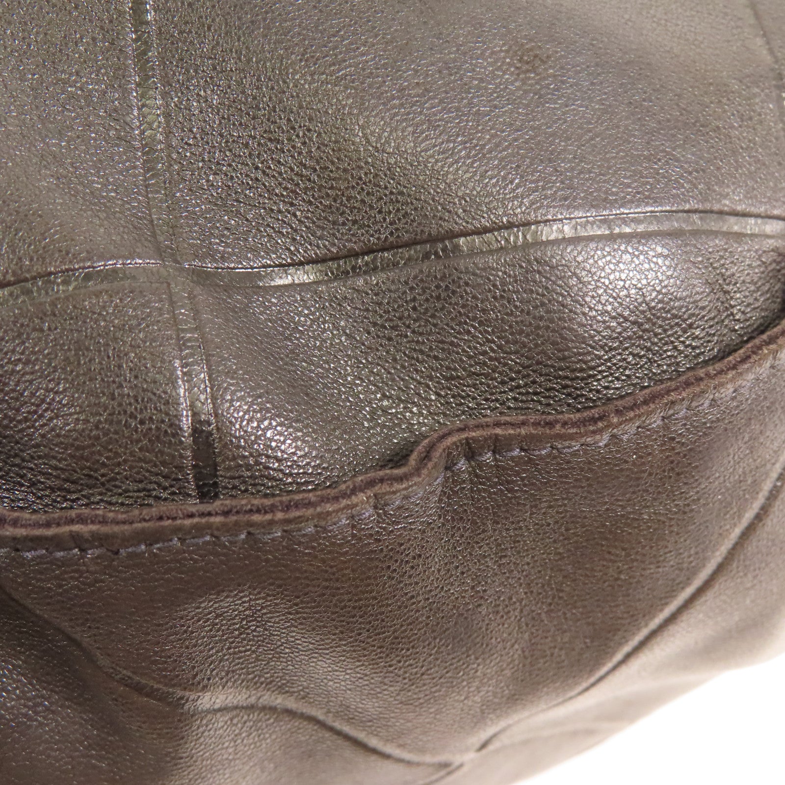 CHANEL 皮革Vintage Matelasse Shoulder Tote Bag手挽袋