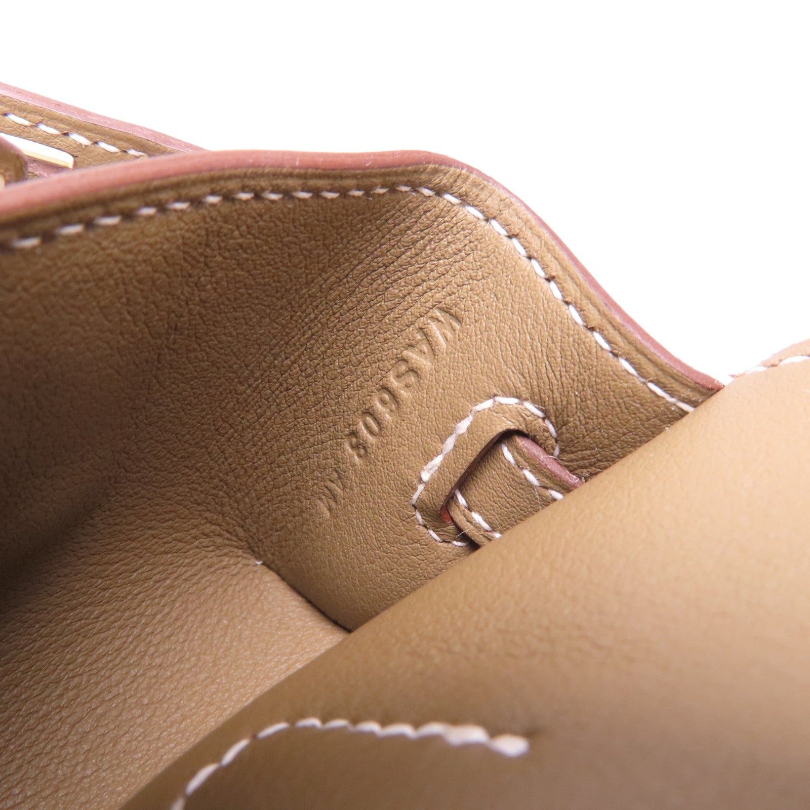 HERMES Swift皮革Kelly Festival Charm金扣掛飾Etoupe