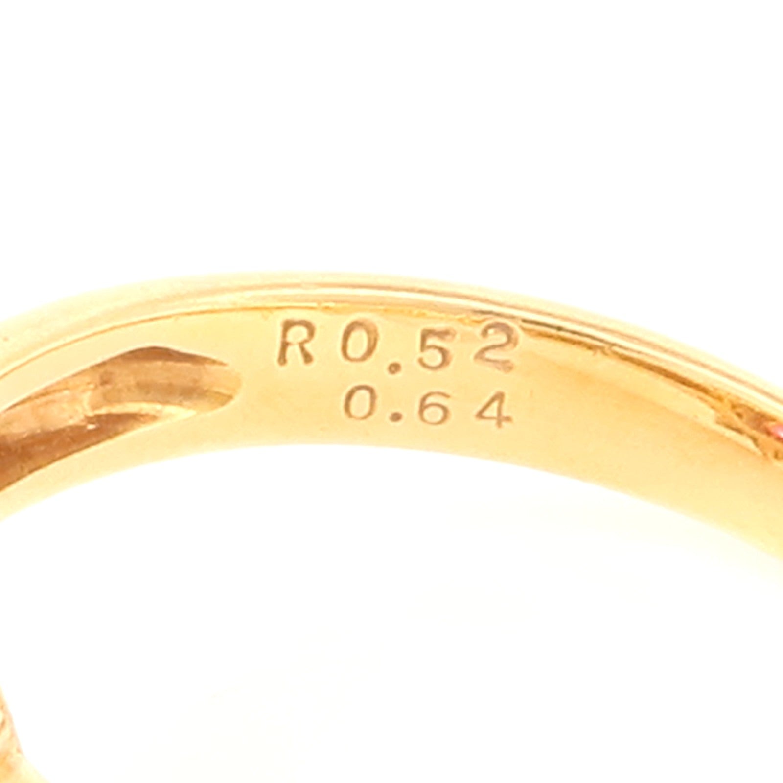 JEWELRY 18K黃金Ruby/Diamond Ring紅寶石/鑽石戒指