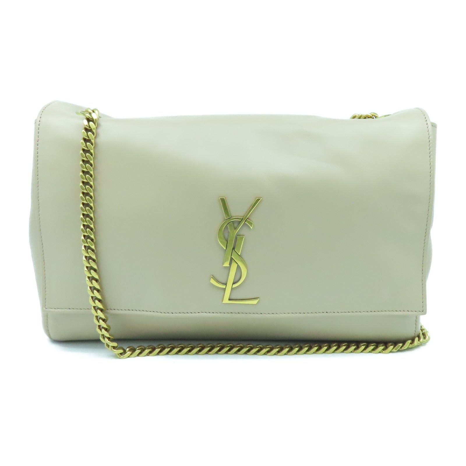 SAINT LAURENT 【激減優惠】牛皮皮革Reversible Medium In Suede金扣鏈帶肩背袋粉紅色
