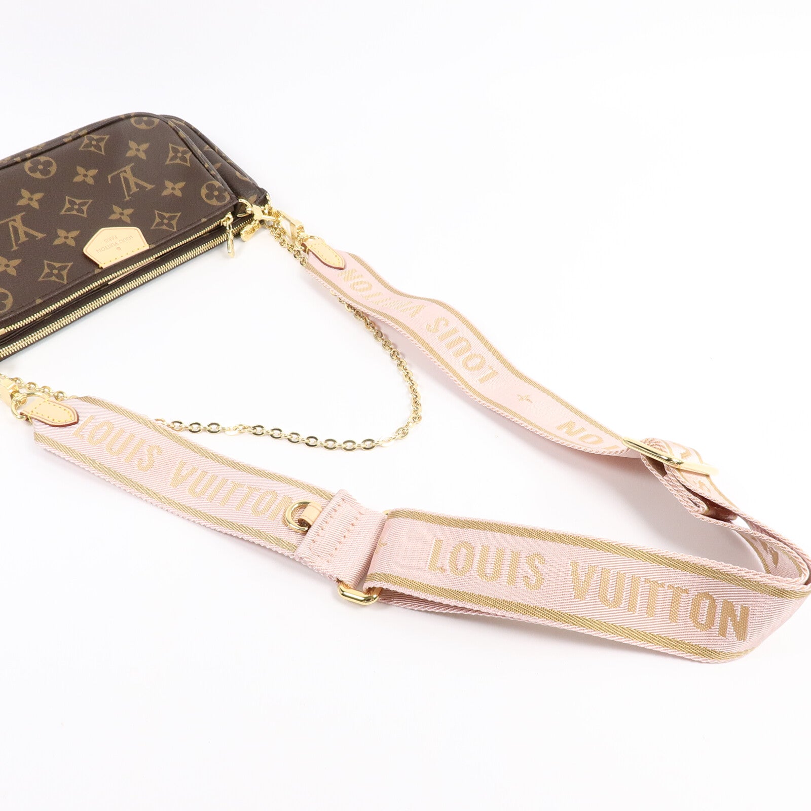 LOUIS VUITTON Monogram Multi Pochette Accessoires手挽肩背兩用袋