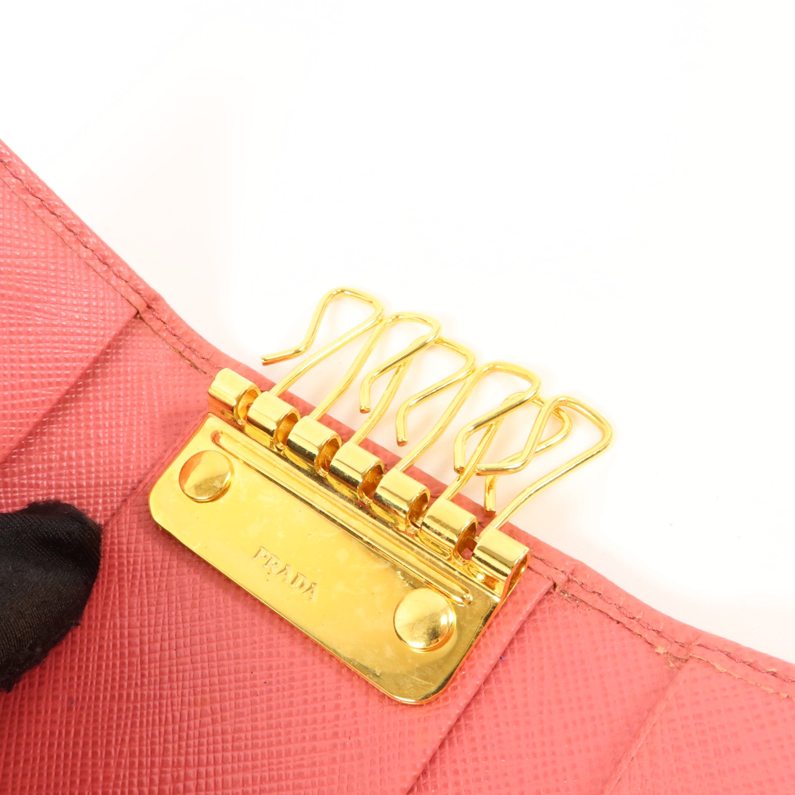 PRADA Saffiano皮革Key Holder Case鎖匙包