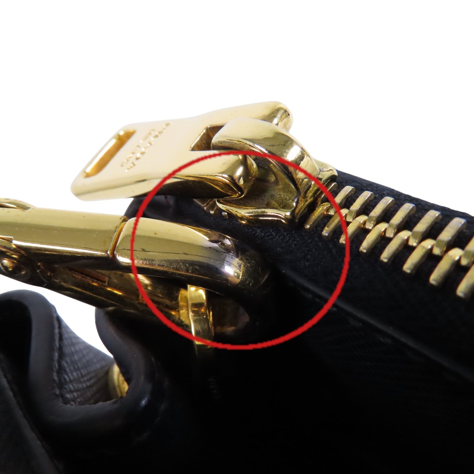 PRADA Saffiano皮革2Way Shoulder金扣手挽肩背兩用袋