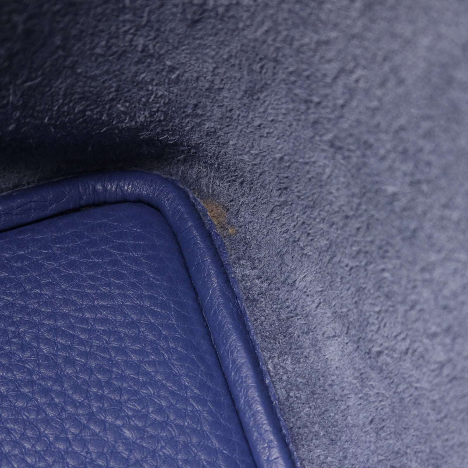 HERMES Clemence皮革Picotin PM銀扣手挽袋Bleu Brighton/Capucine