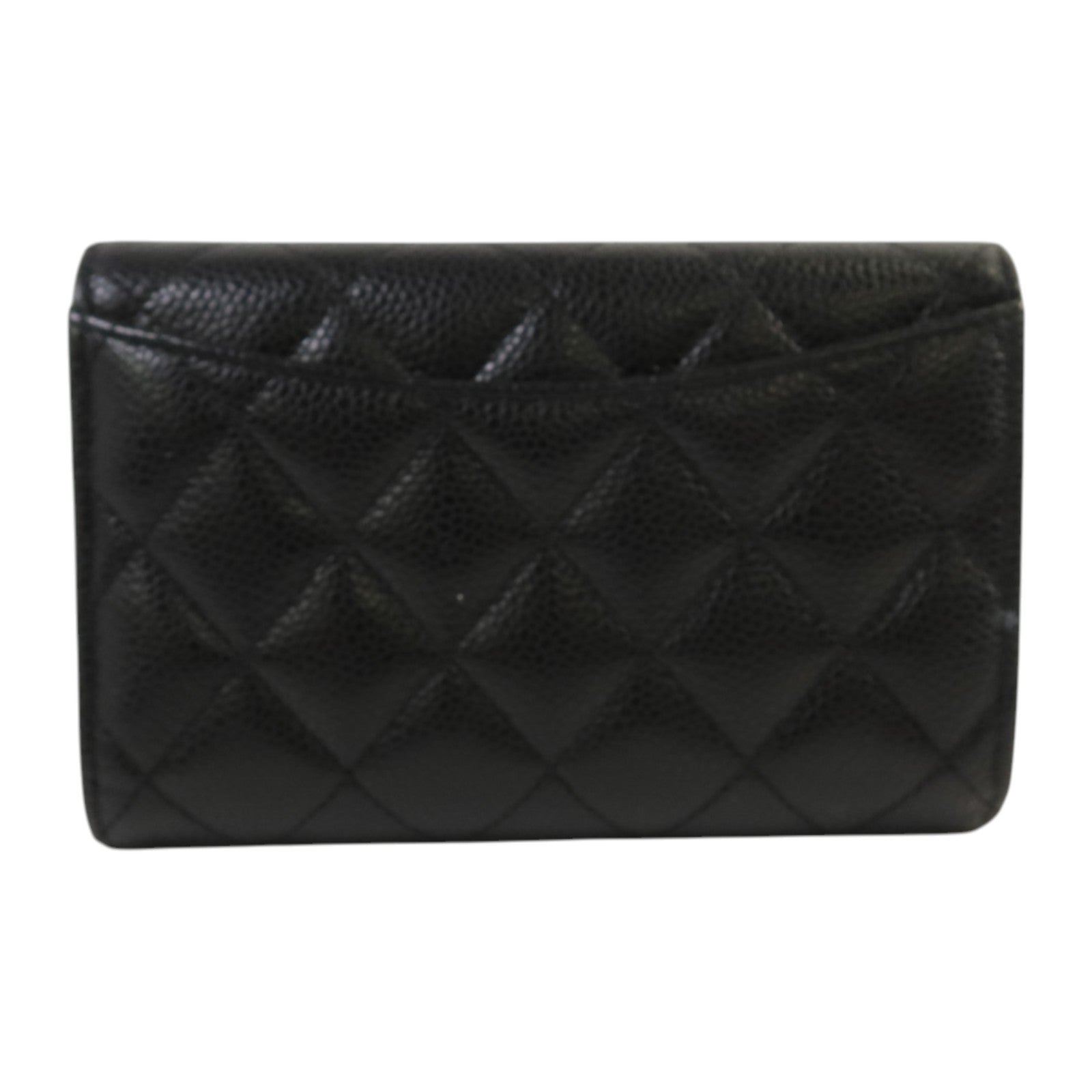 CHANEL 牛皮皮革Classic Medium Flap Wallet金扣錢包