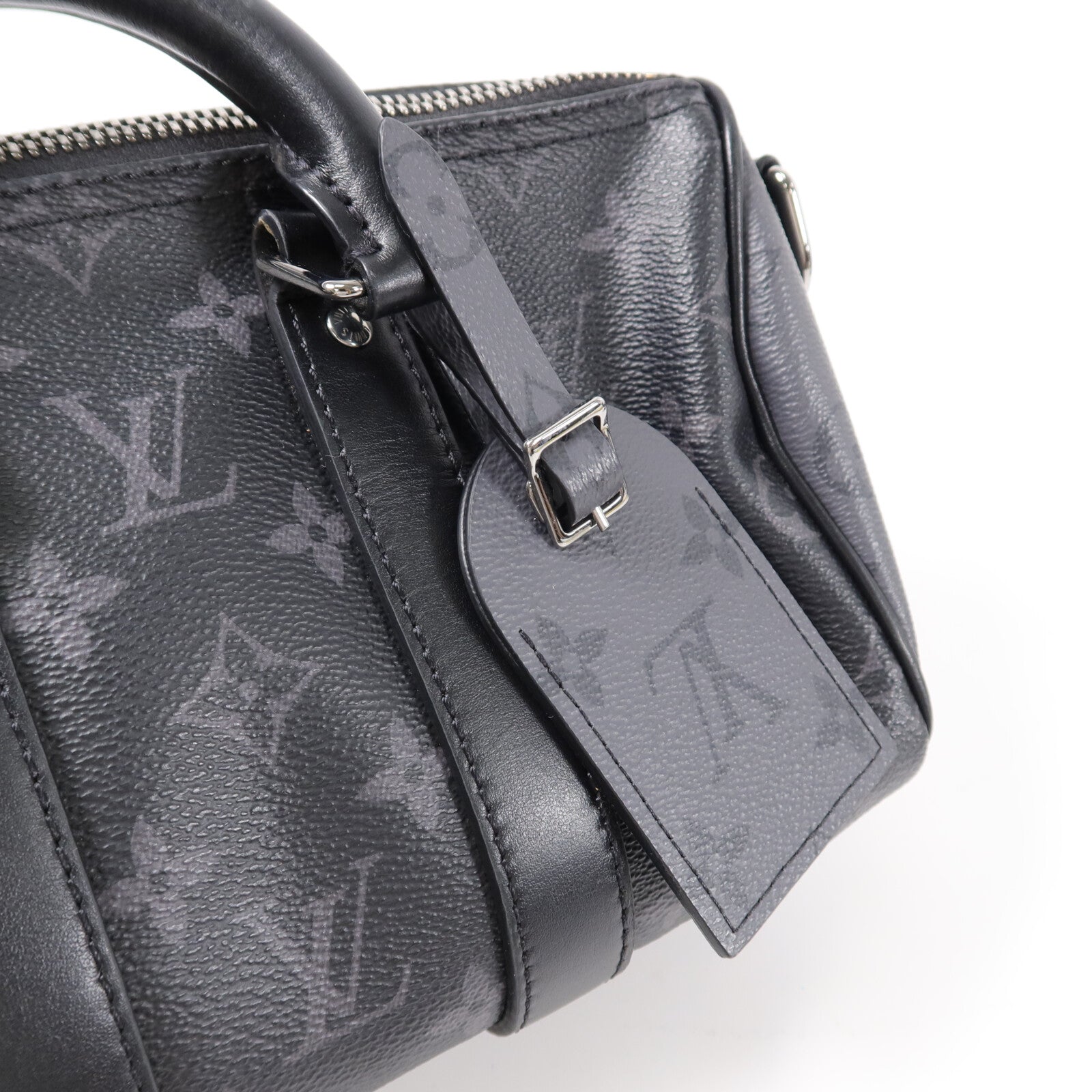 LOUIS VUITTON Monogram Eclips Keepall Bandouliere 25手挽肩背兩用袋