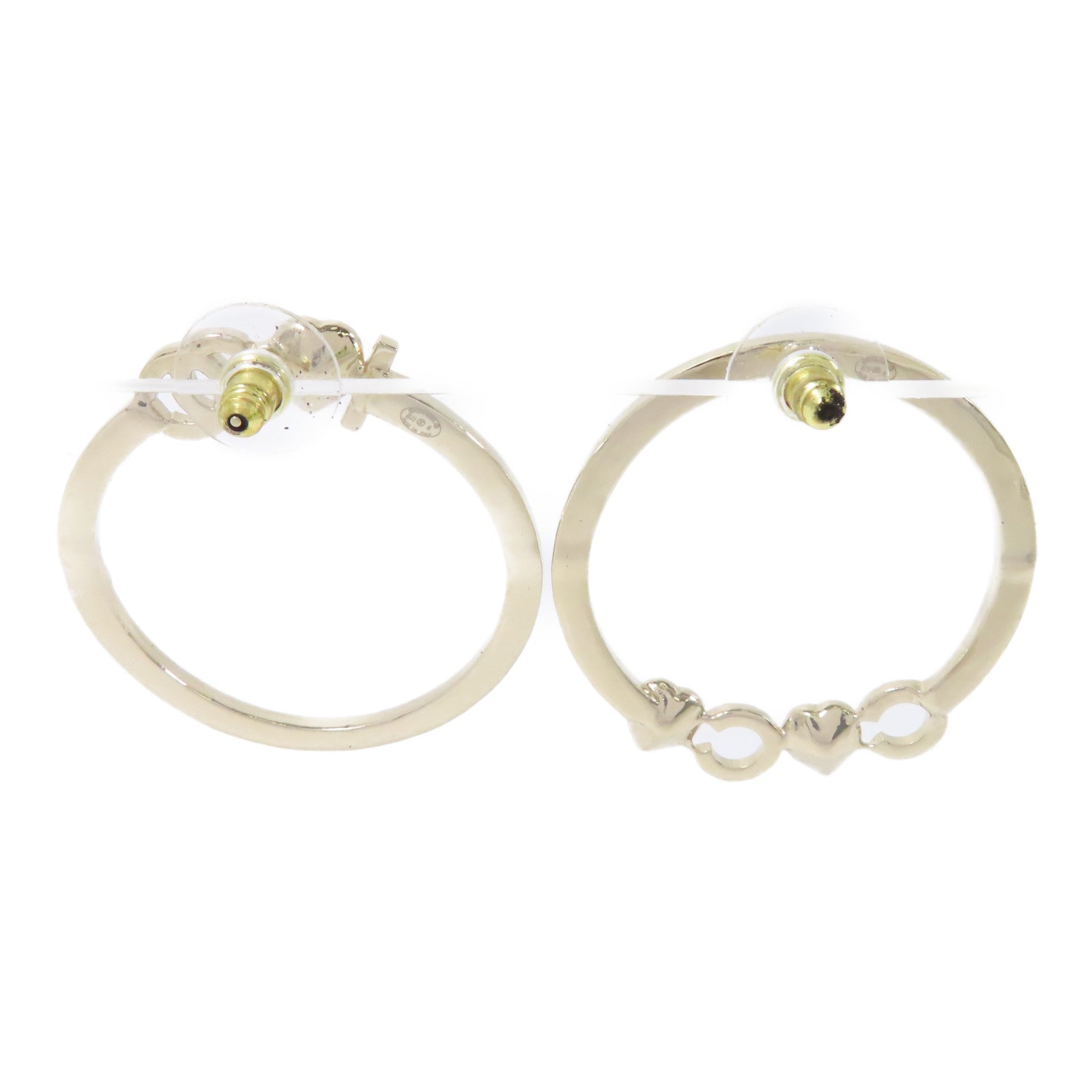 CHANEL 【激減優惠】PVC/金屬Earrings耳環金色/粉紅色