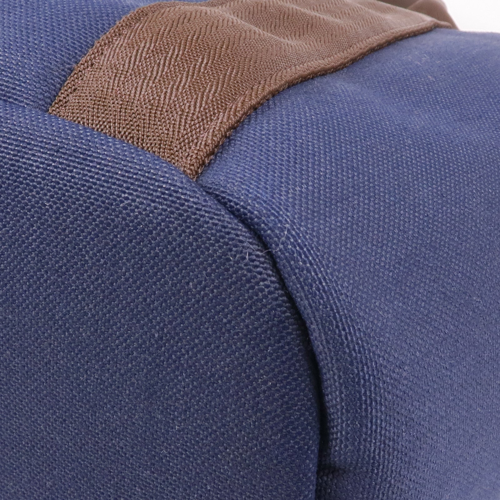 HERMES 帆布Sac De Pansage Groom手挽肩背兩用袋Bleu Indigo/Feu