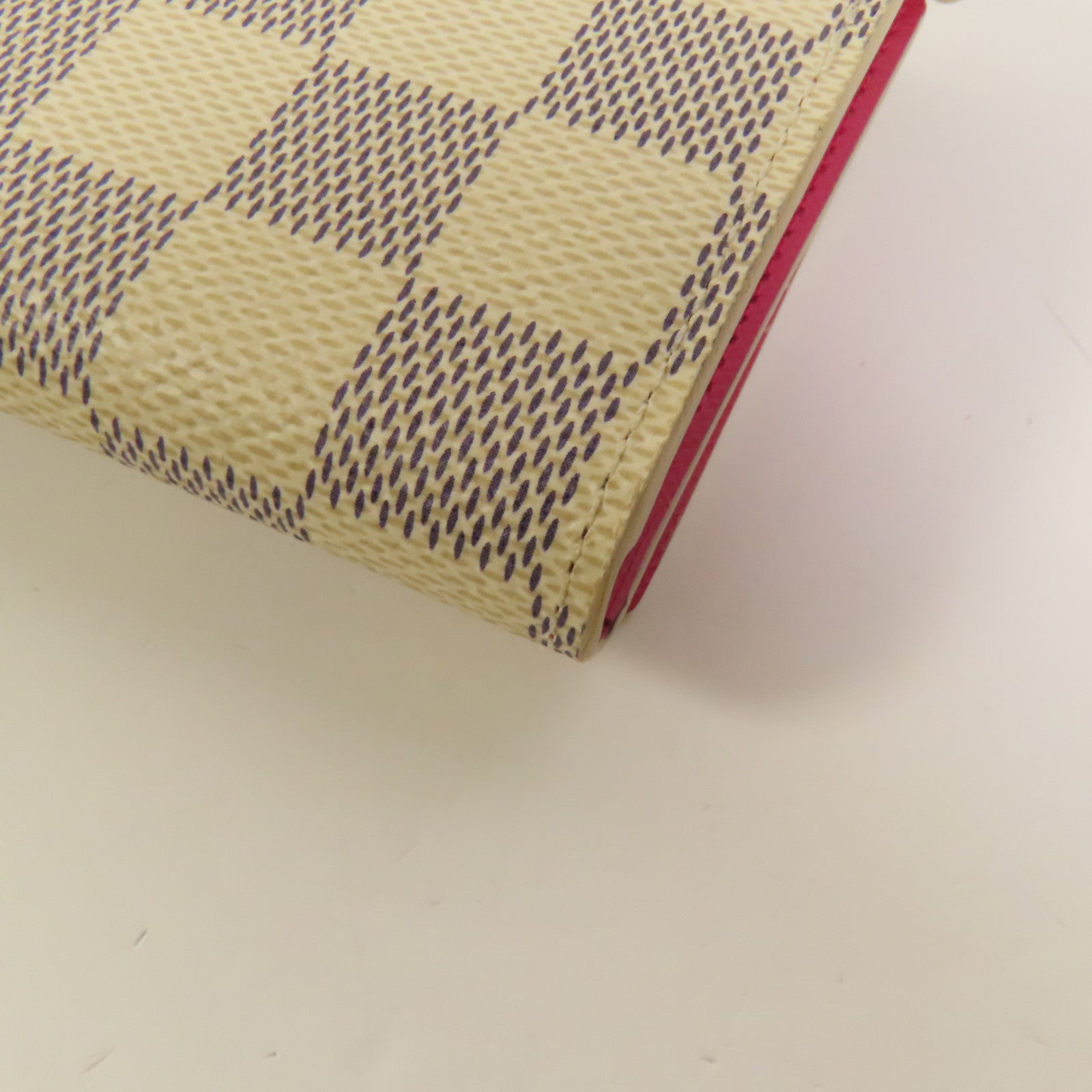 LOUIS VUITTON 【激減優惠】Damier Azur Vivienne Holiday金扣長銀包