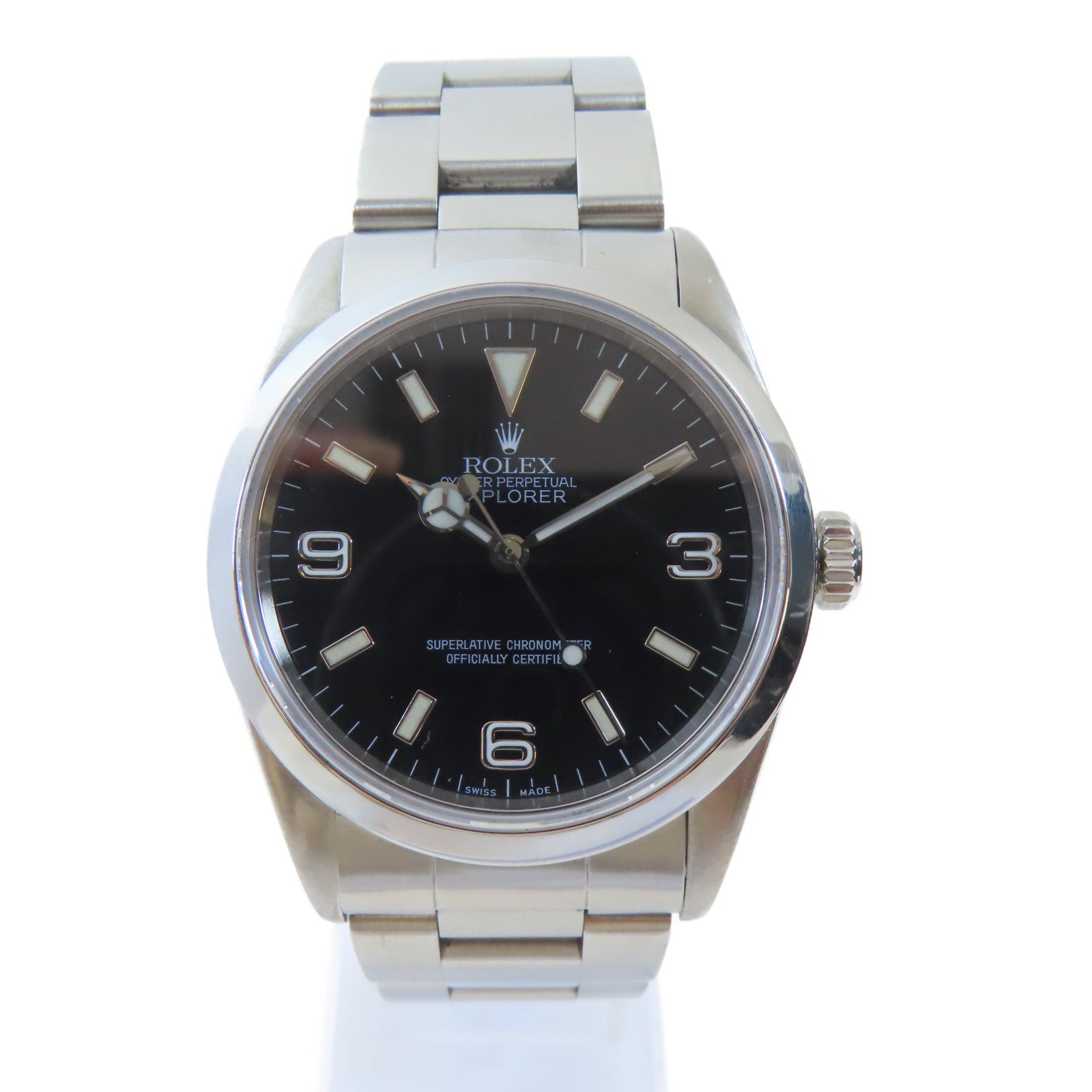 ROLEX ExplorerⅠ不鏽鋼手錶自動機芯黑色