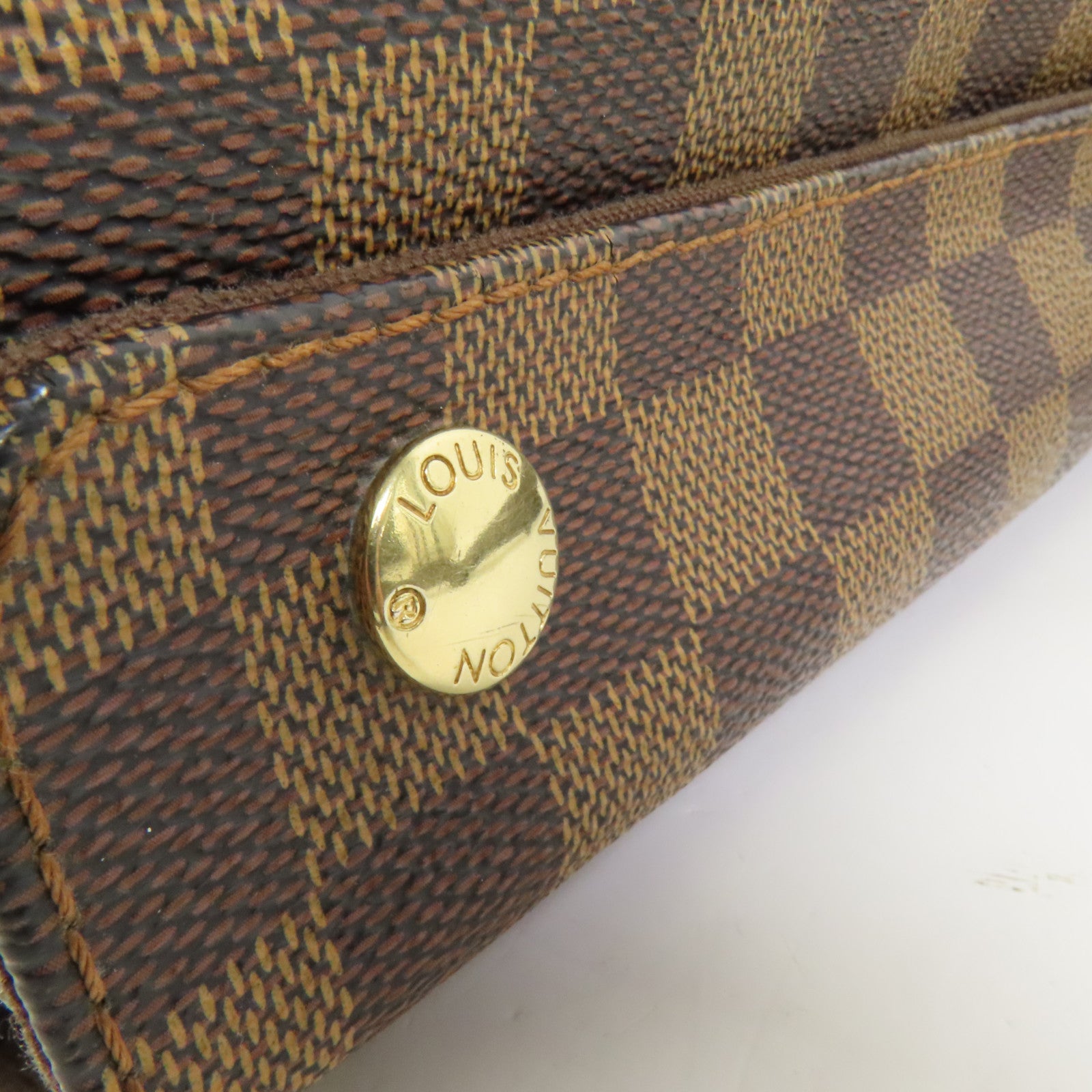 LOUIS VUITTON 【激減優惠】Damier Naviglio金扣肩背袋