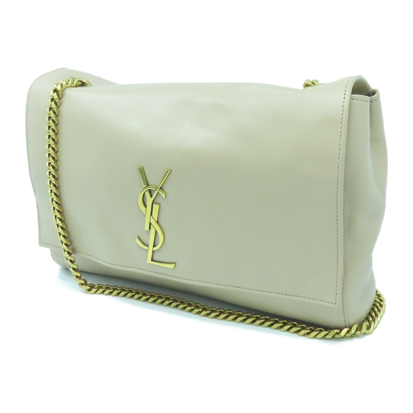 SAINT LAURENT 【激減優惠】牛皮皮革Reversible Medium In Suede金扣鏈帶肩背袋粉紅色