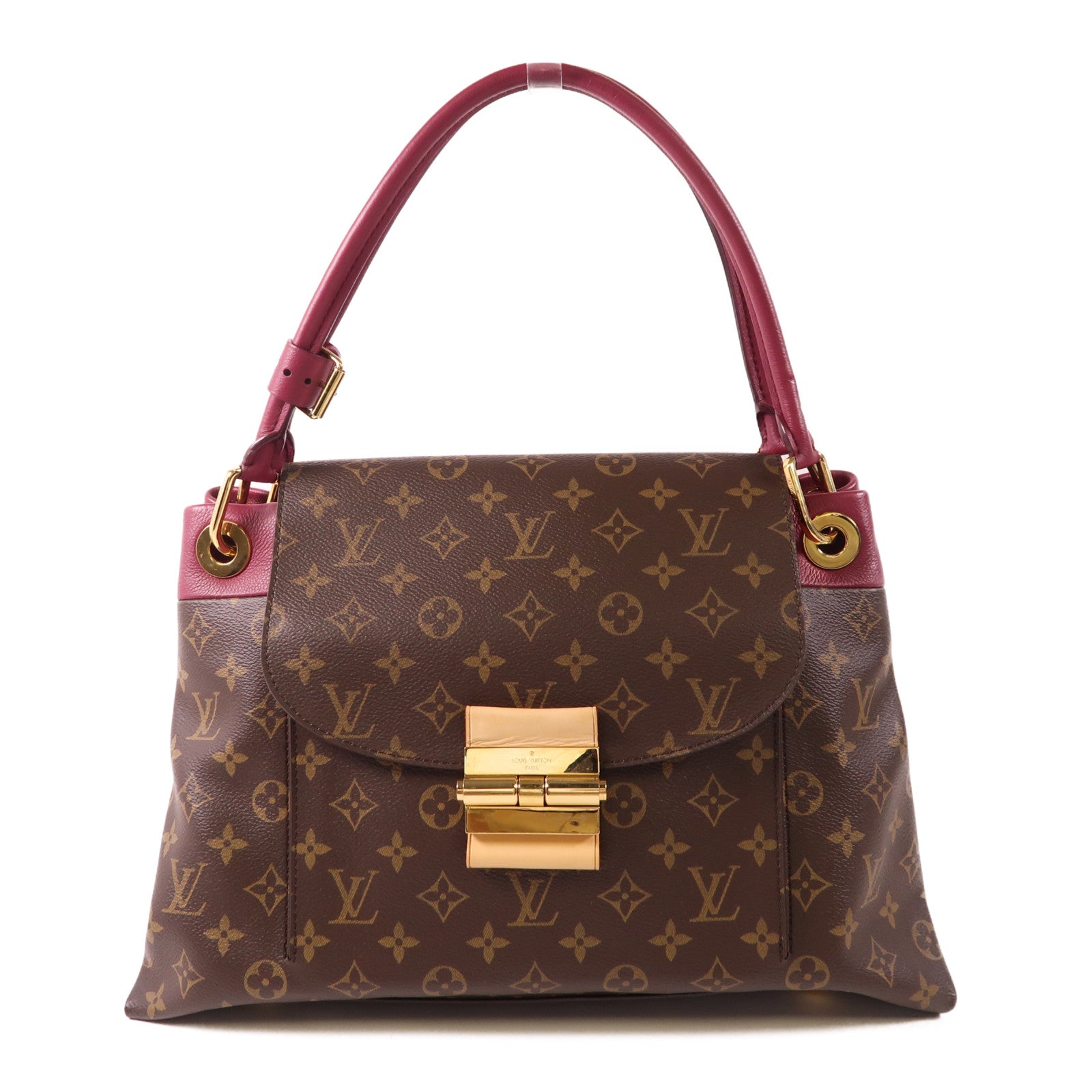 LOUIS VUITTON 【激減優惠】Monogram Olympe金扣肩背袋