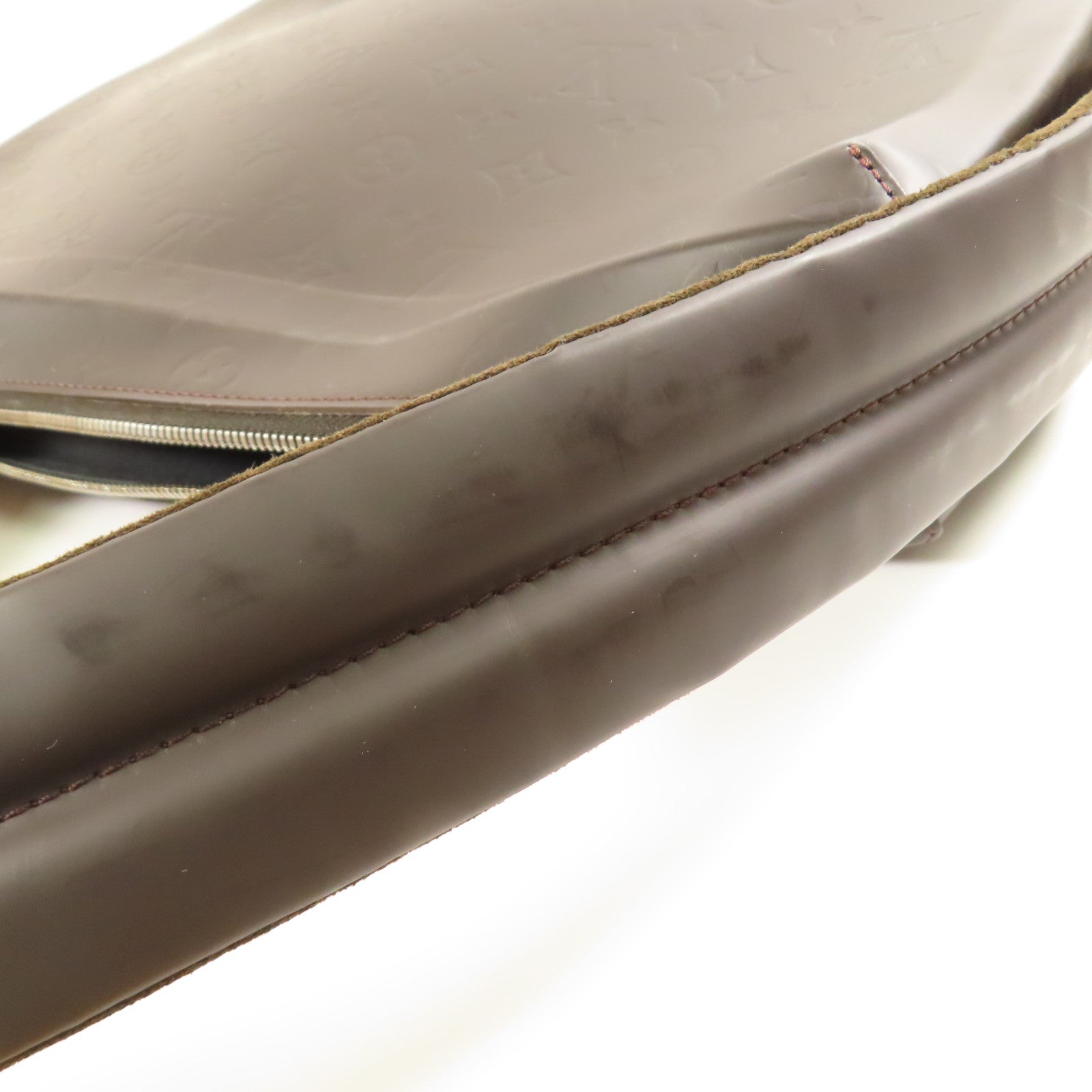 LOUIS VUITTON 【激減優惠】Monogram Glace Steve銀扣鏈帶肩背袋