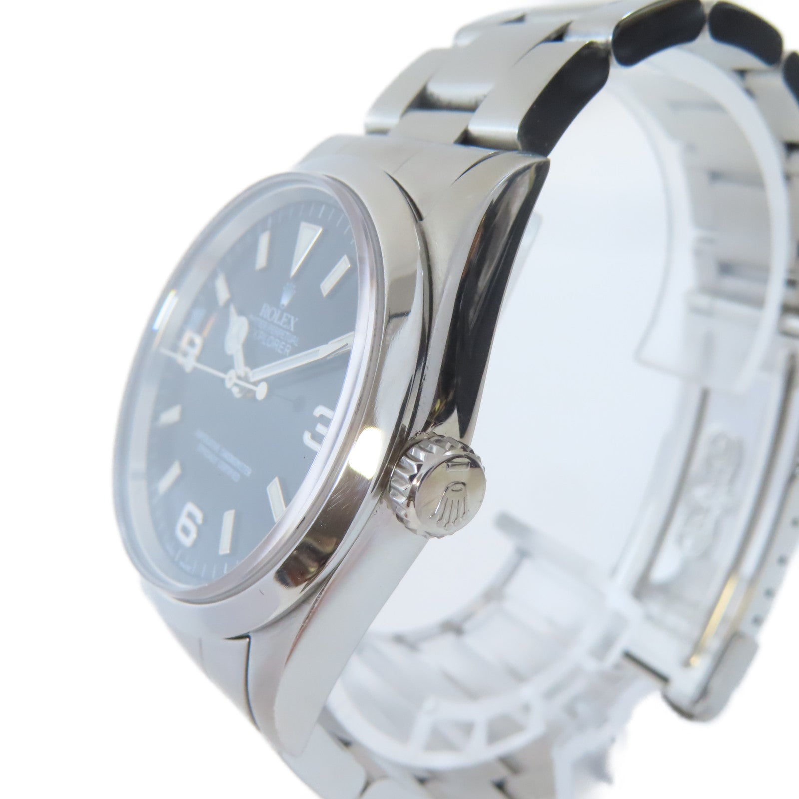 ROLEX ExplorerⅠ不鏽鋼手錶自動機芯黑色