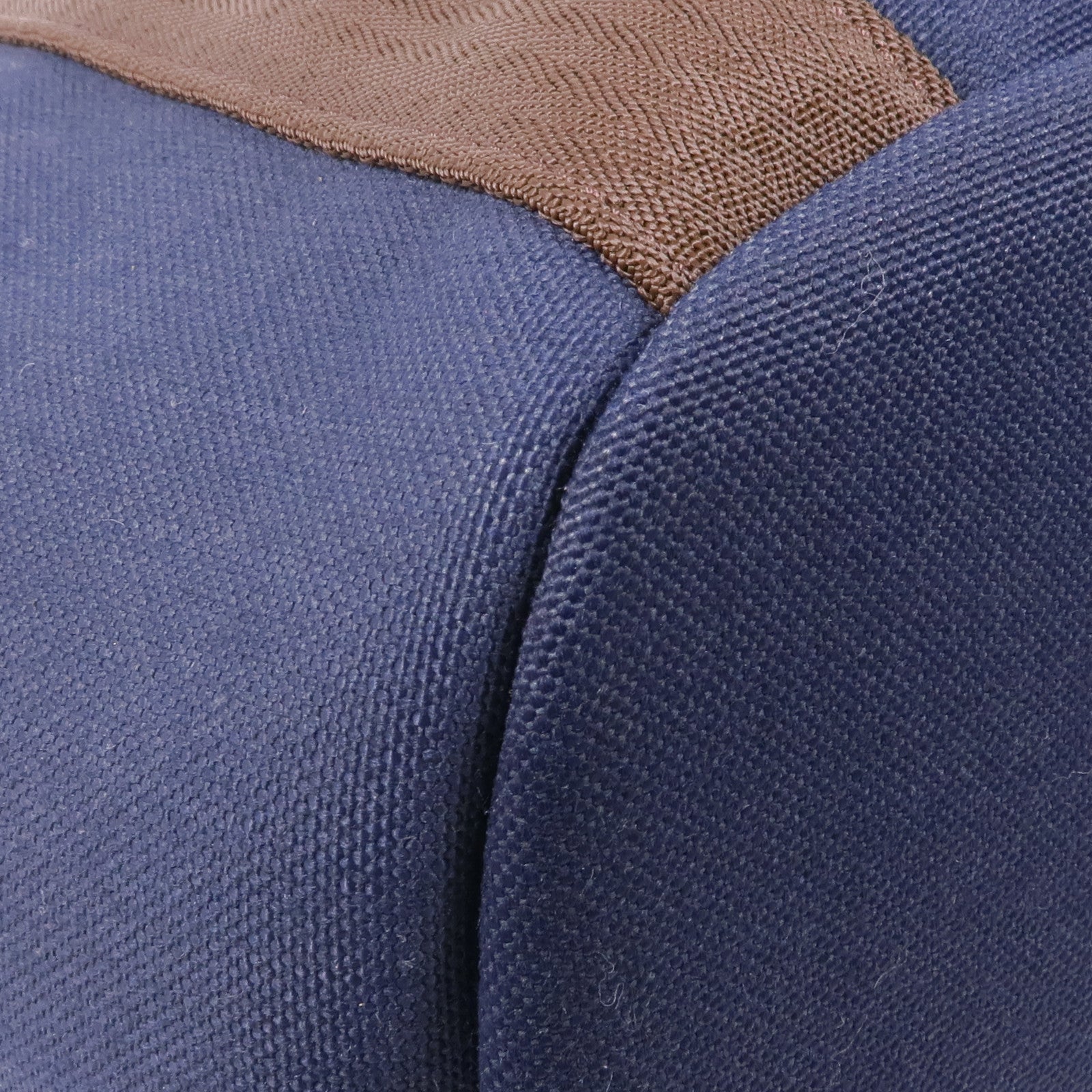 HERMES 帆布Sac De Pansage Groom手挽肩背兩用袋Bleu Indigo/Feu