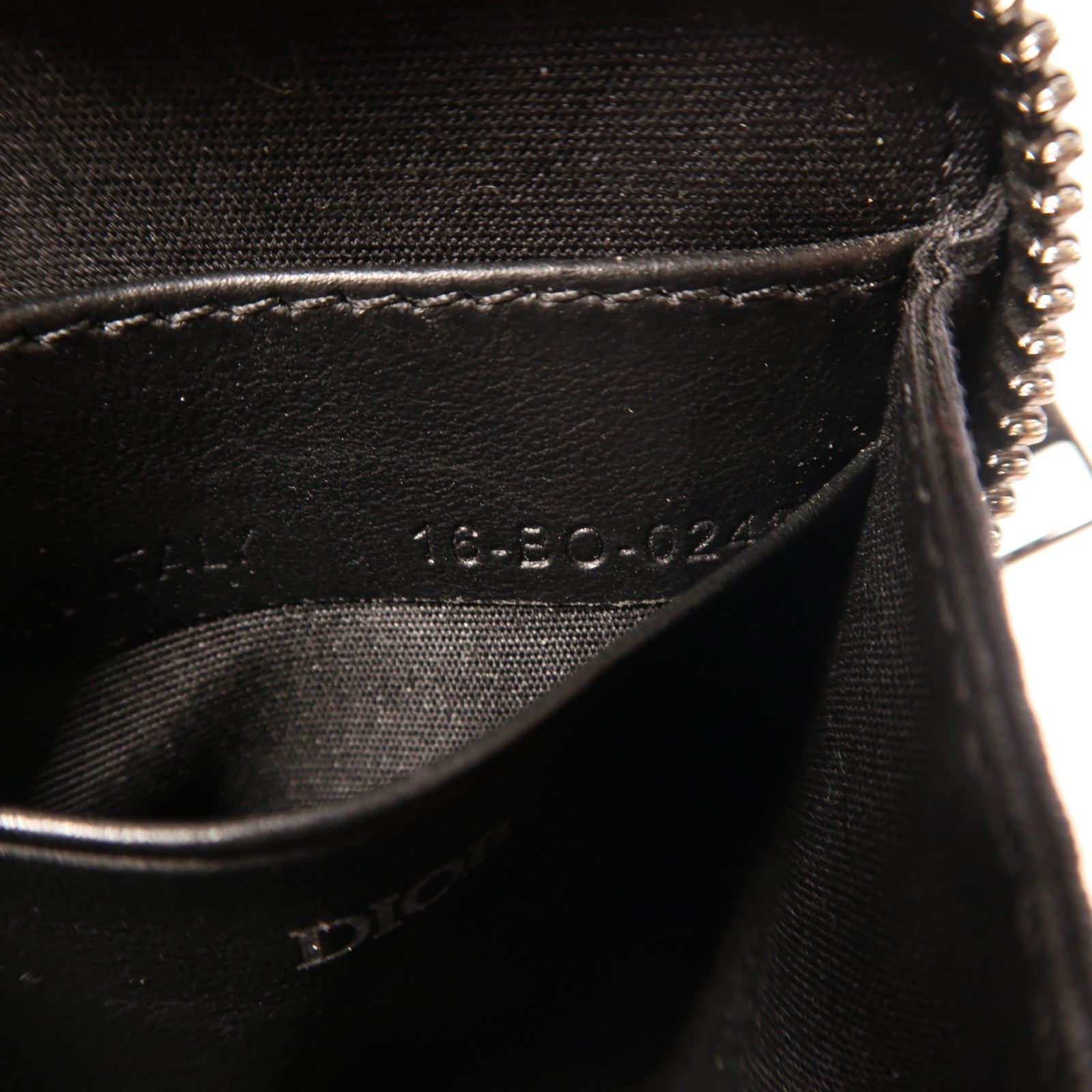 Dior 塗層帆布Zipped Pouch With Strap銀扣肩背袋