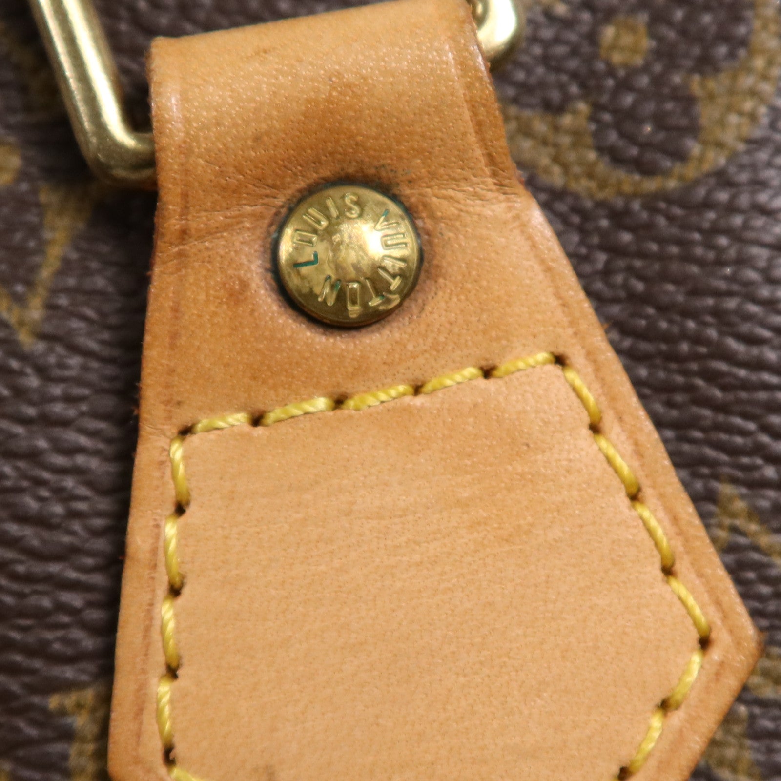 LOUIS VUITTON Monogram Speedy 30金扣手挽袋