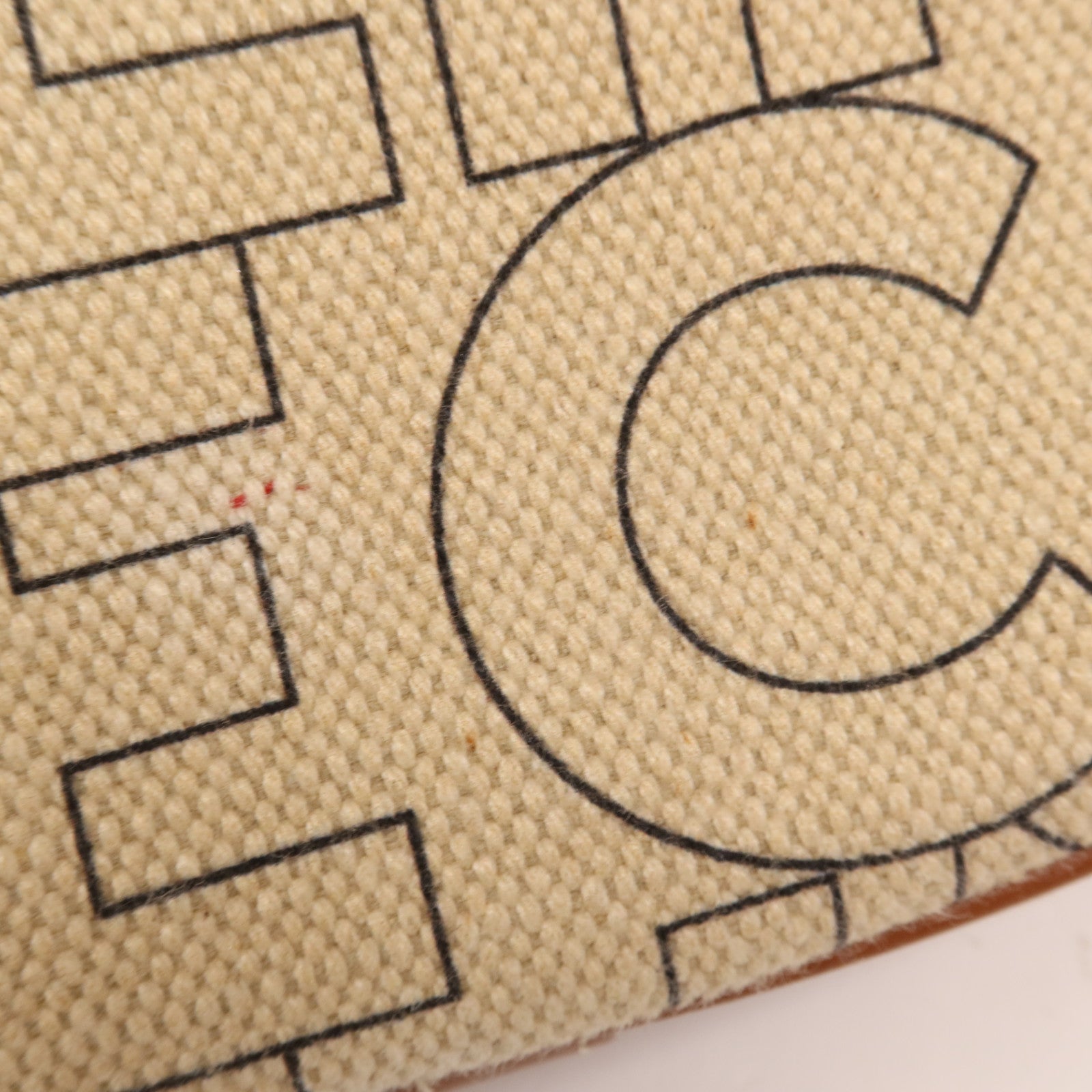 CELINE 帆布Ava金扣肩背袋