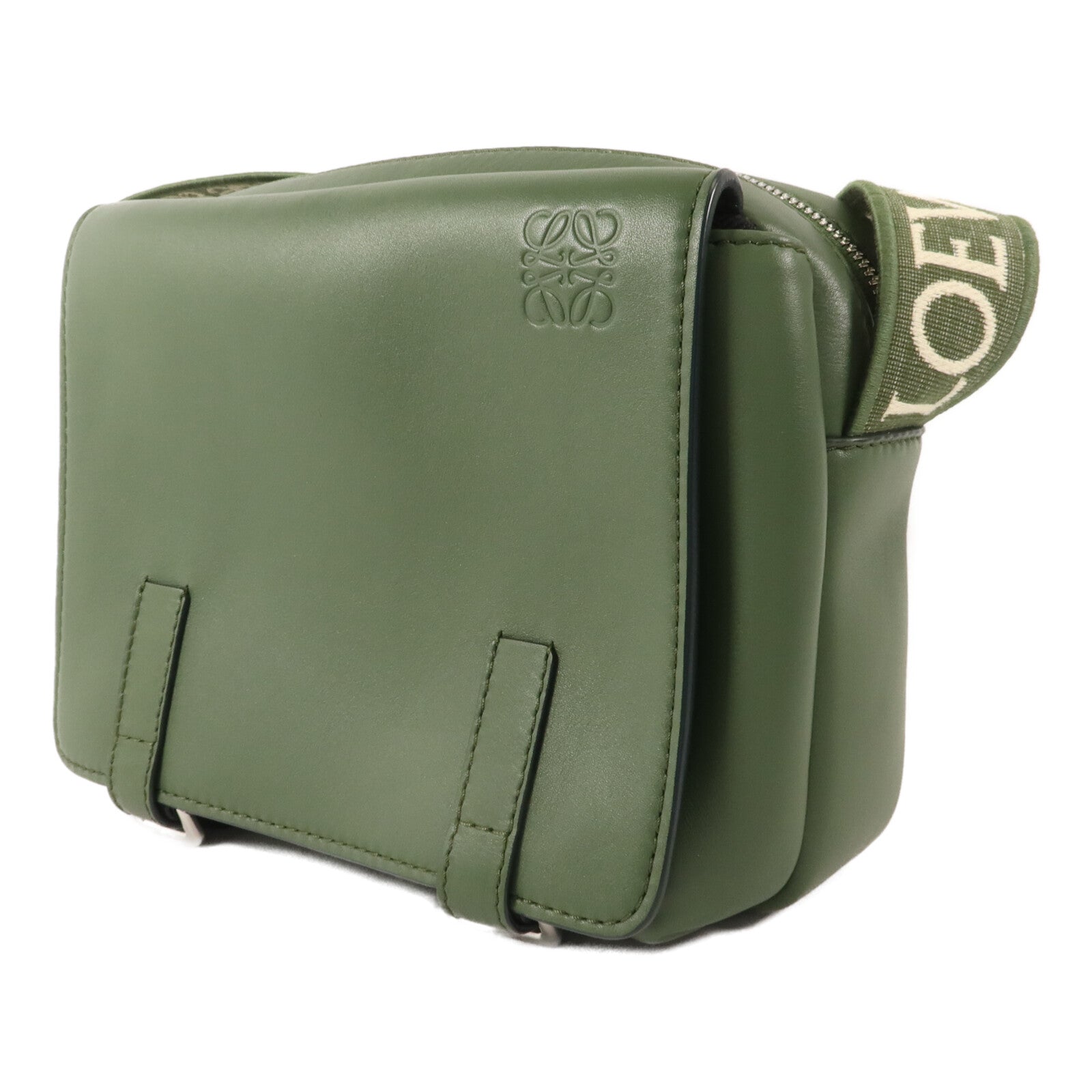 LOEWE 牛皮皮革Military XS肩背袋