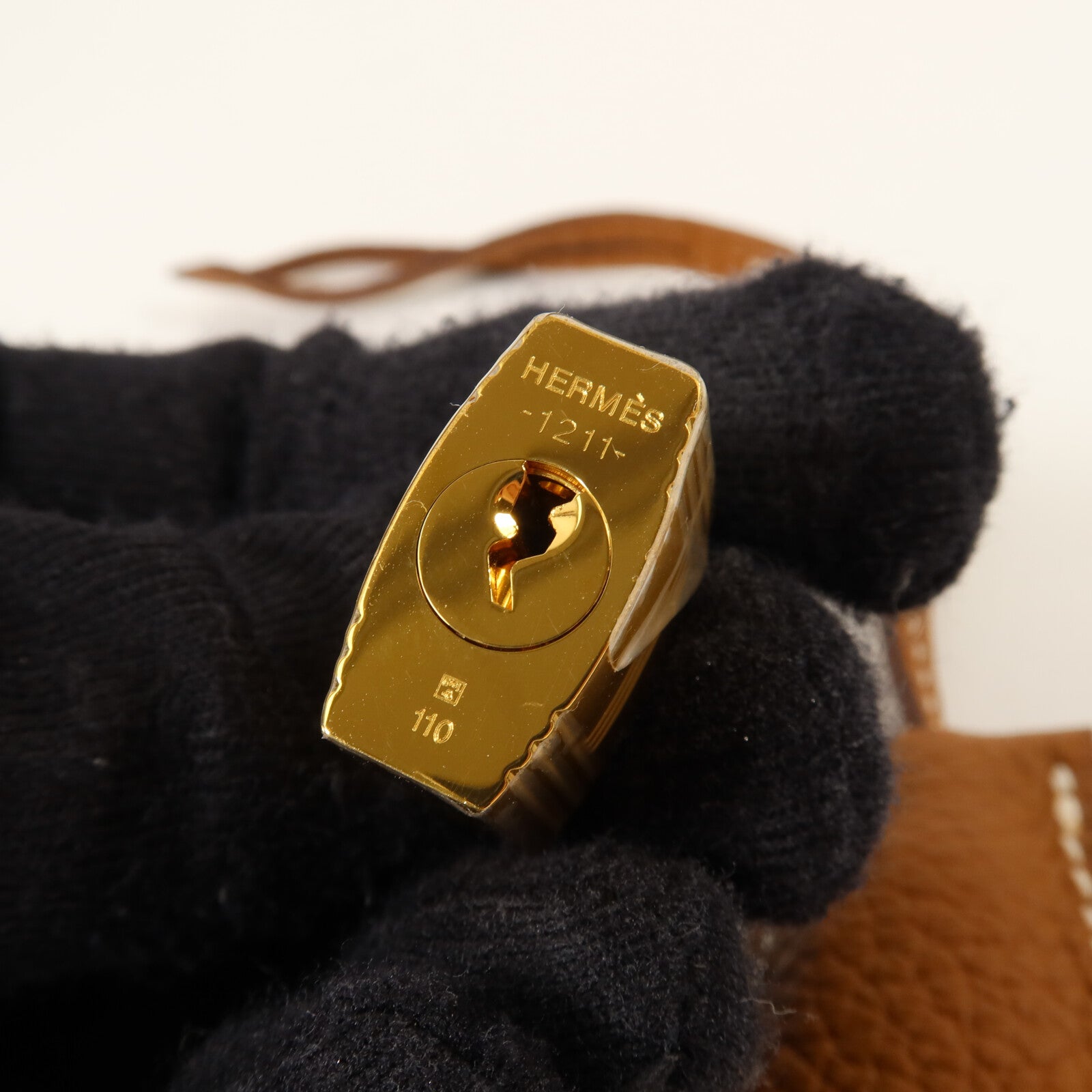 HERMES Togo皮革Kelly 25手挽肩背兩用袋Gold