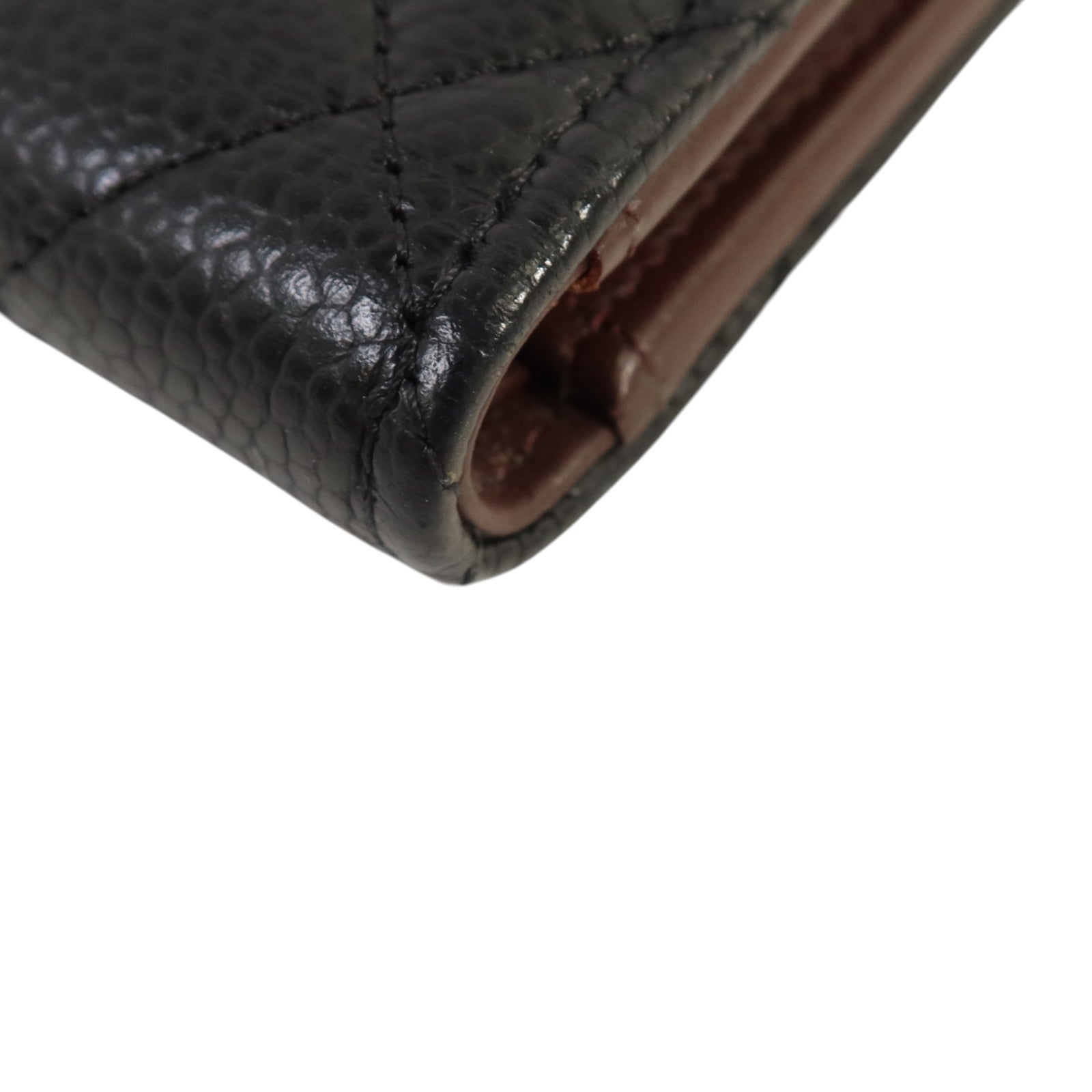CHANEL 牛皮皮革Classic Medium Flap Wallet金扣錢包