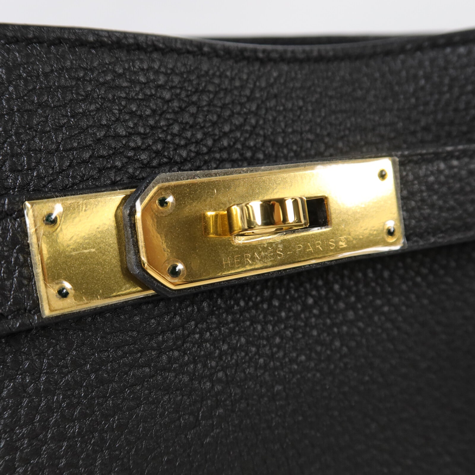 HERMES Togo皮革So Kelly 22肩背袋Noir