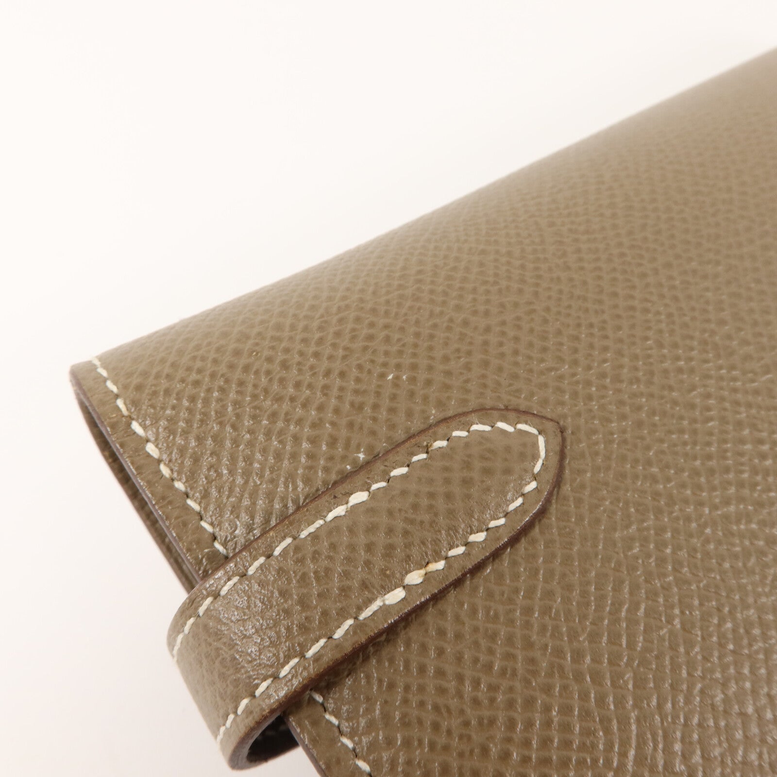 HERMES Epsom皮革Kelly Wallet長錢包Etoupe