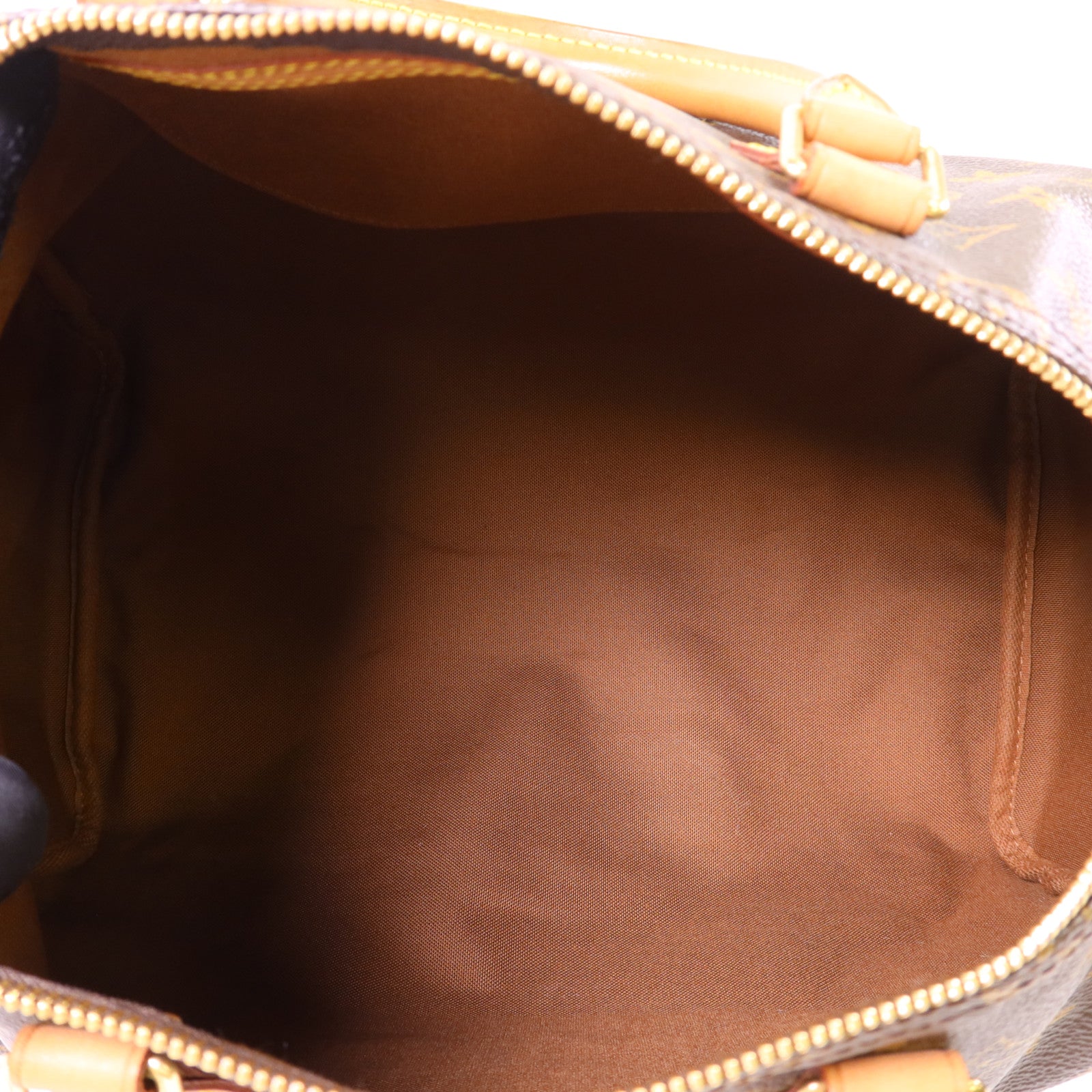 LOUIS VUITTON Monogram Speedy 35金扣手挽袋