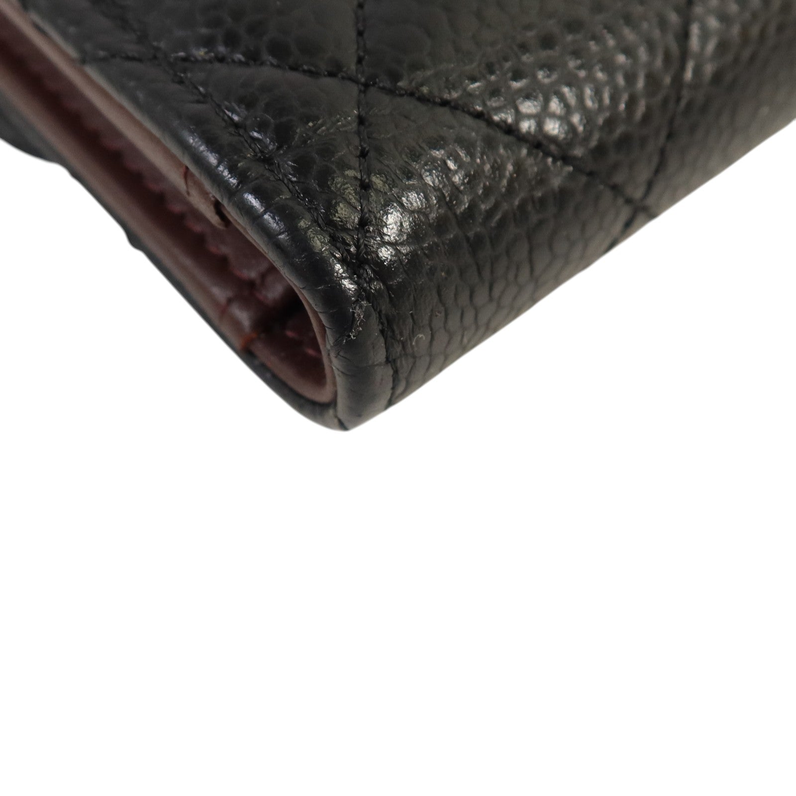 CHANEL 牛皮皮革Classic Medium Flap Wallet金扣錢包