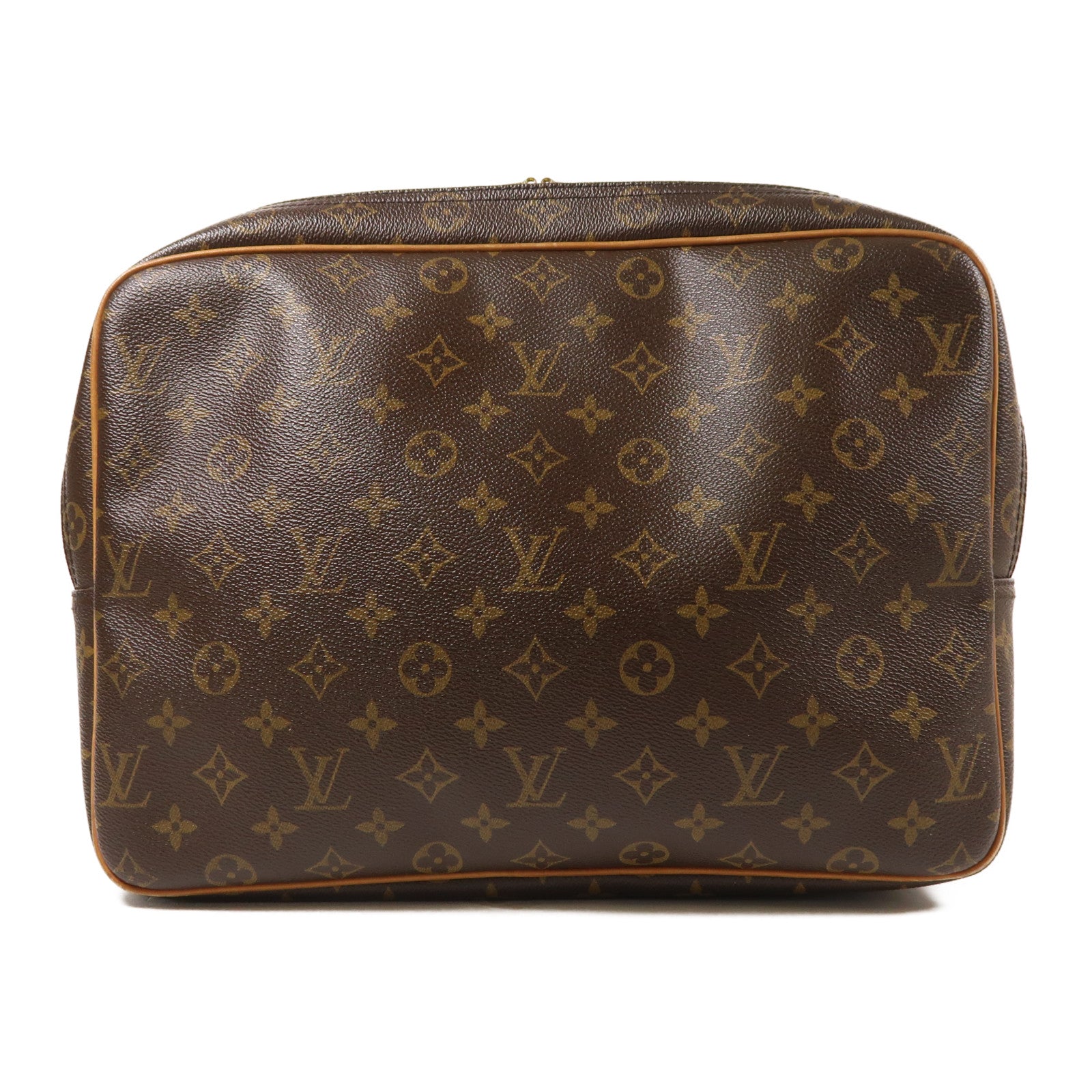 LOUIS VUITTON Monogram Reporter GM金扣肩背袋
