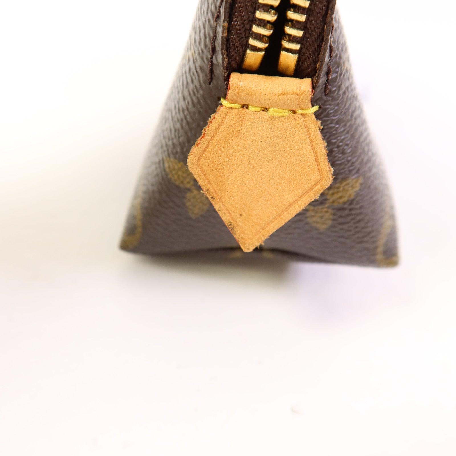 LOUIS VUITTON Monogram Cosmetic Pouch手拿包棕色