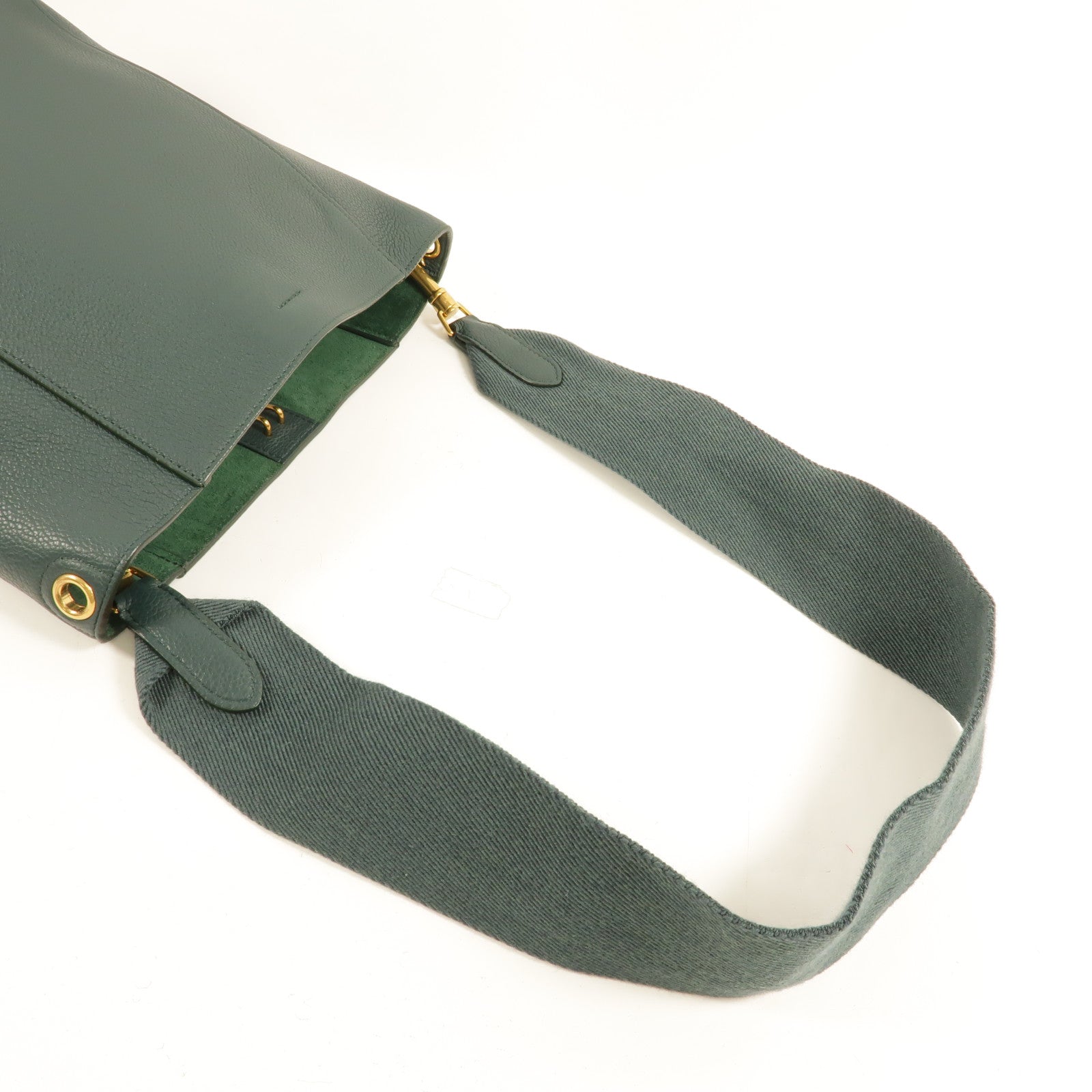 CELINE 牛皮皮革Sangle Bucket Small肩背袋