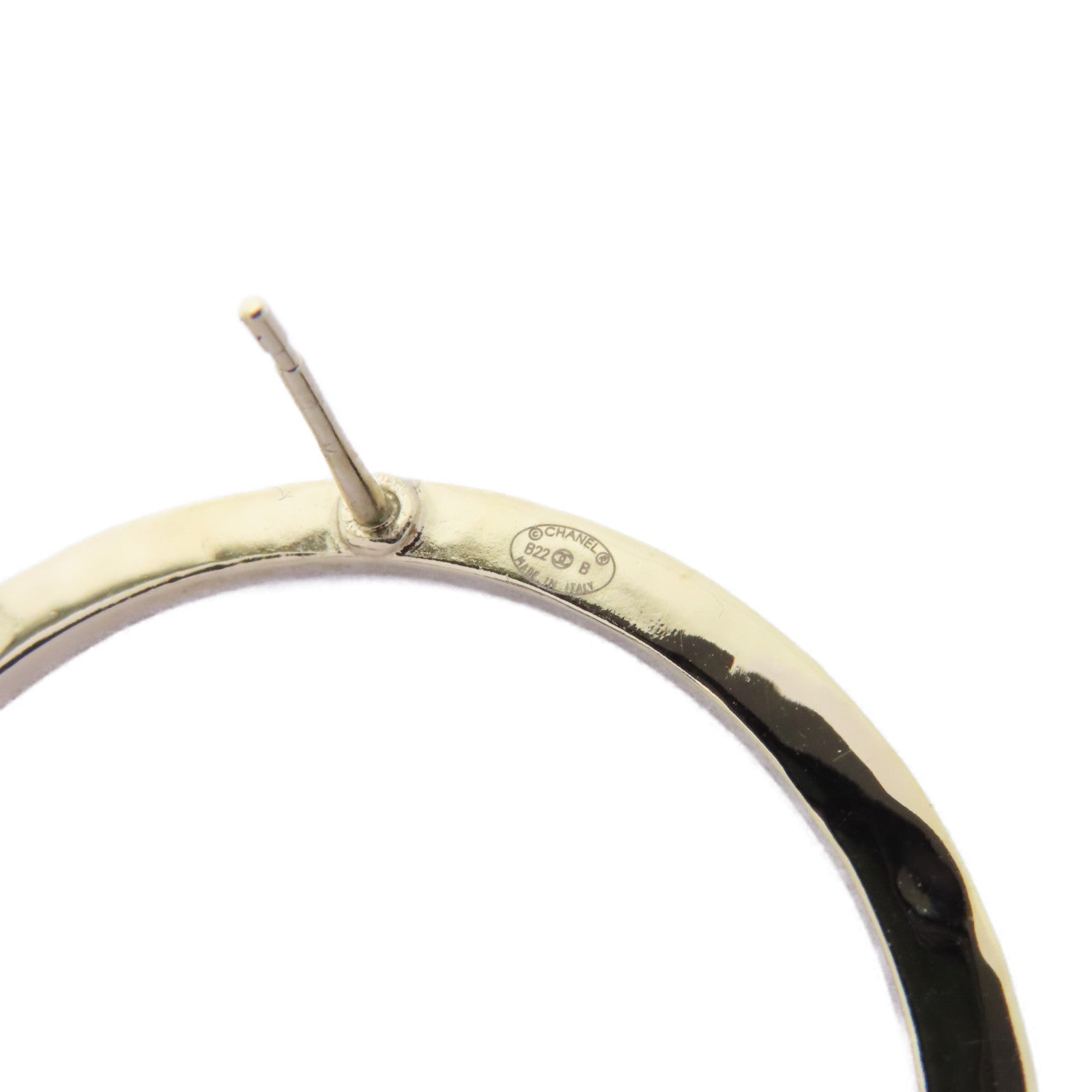 CHANEL 【激減優惠】PVC/金屬Earrings耳環金色/粉紅色