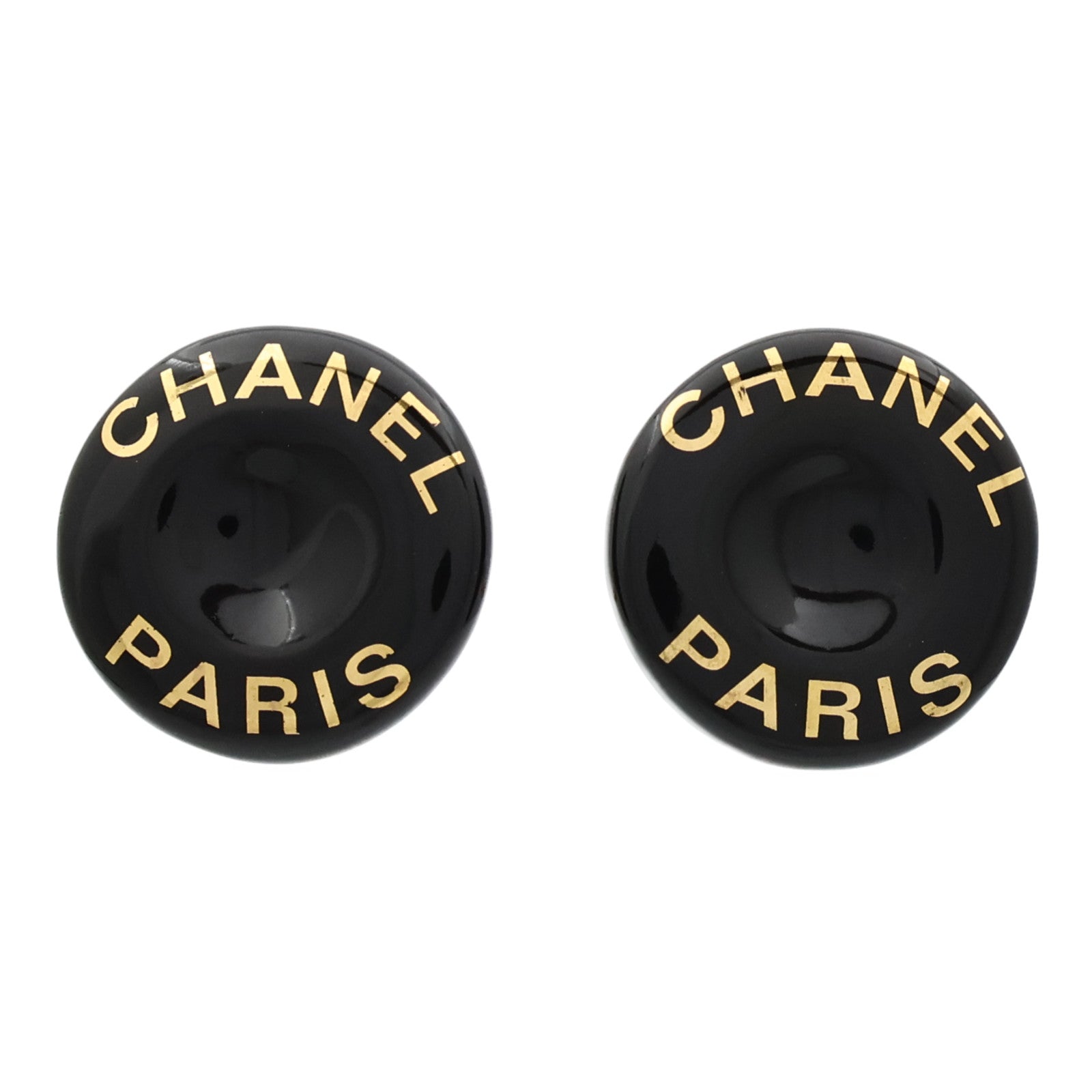CHANEL 金屬/樹脂Clip-On Earrings耳環