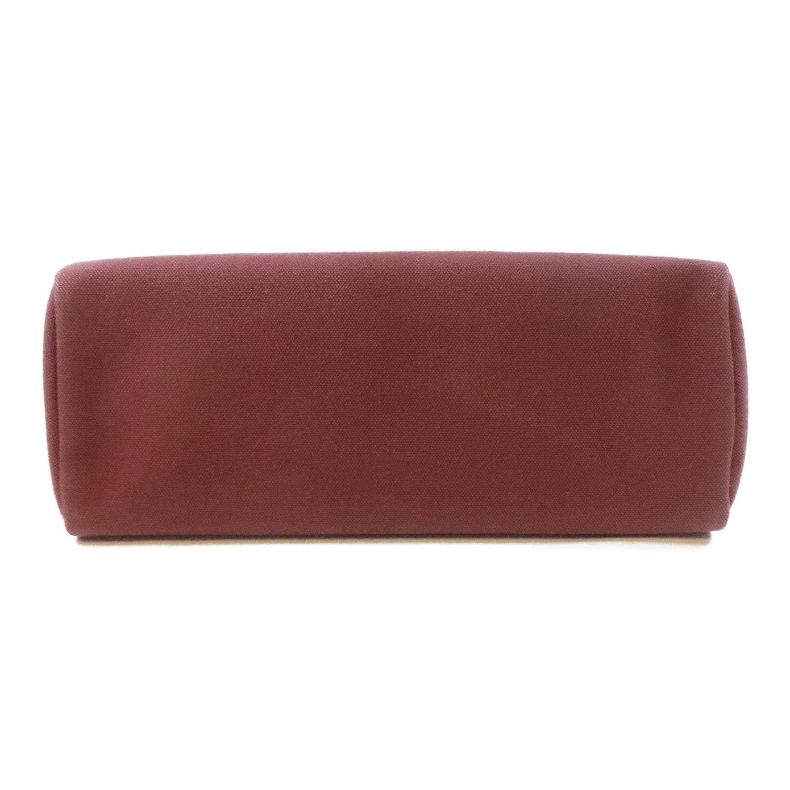 HERMES 帆布Herbag Cabas Toile金扣肩背袋啡色