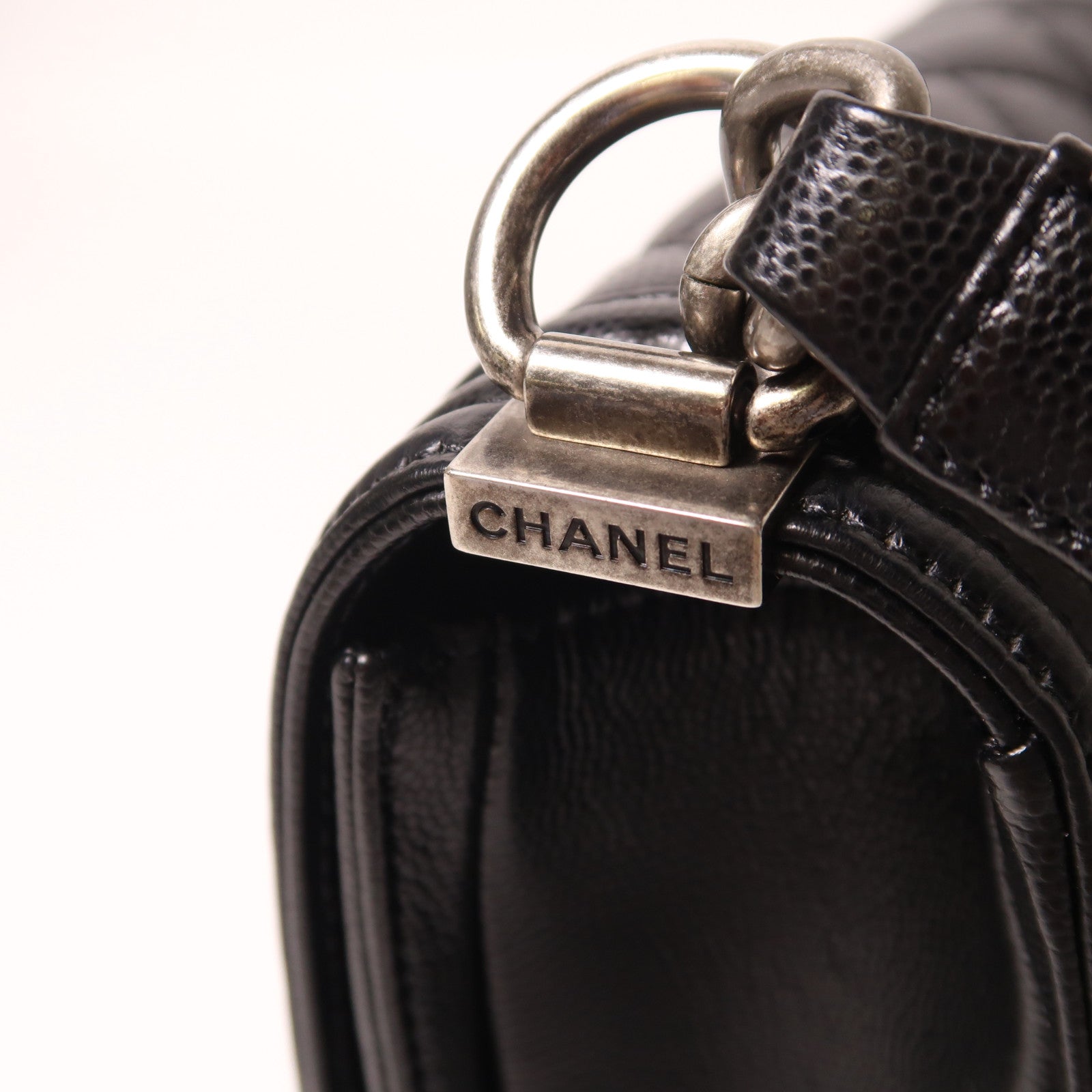 CHANEL 牛皮皮革Boy 20cm肩背袋