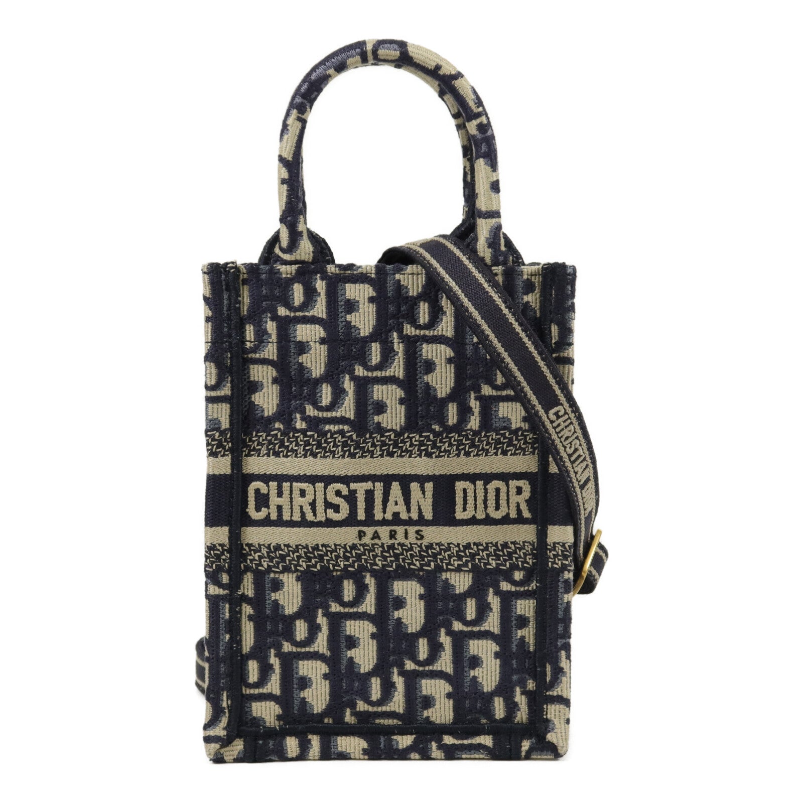 Dior 帆布Book Tote Mini手挽肩背兩用袋