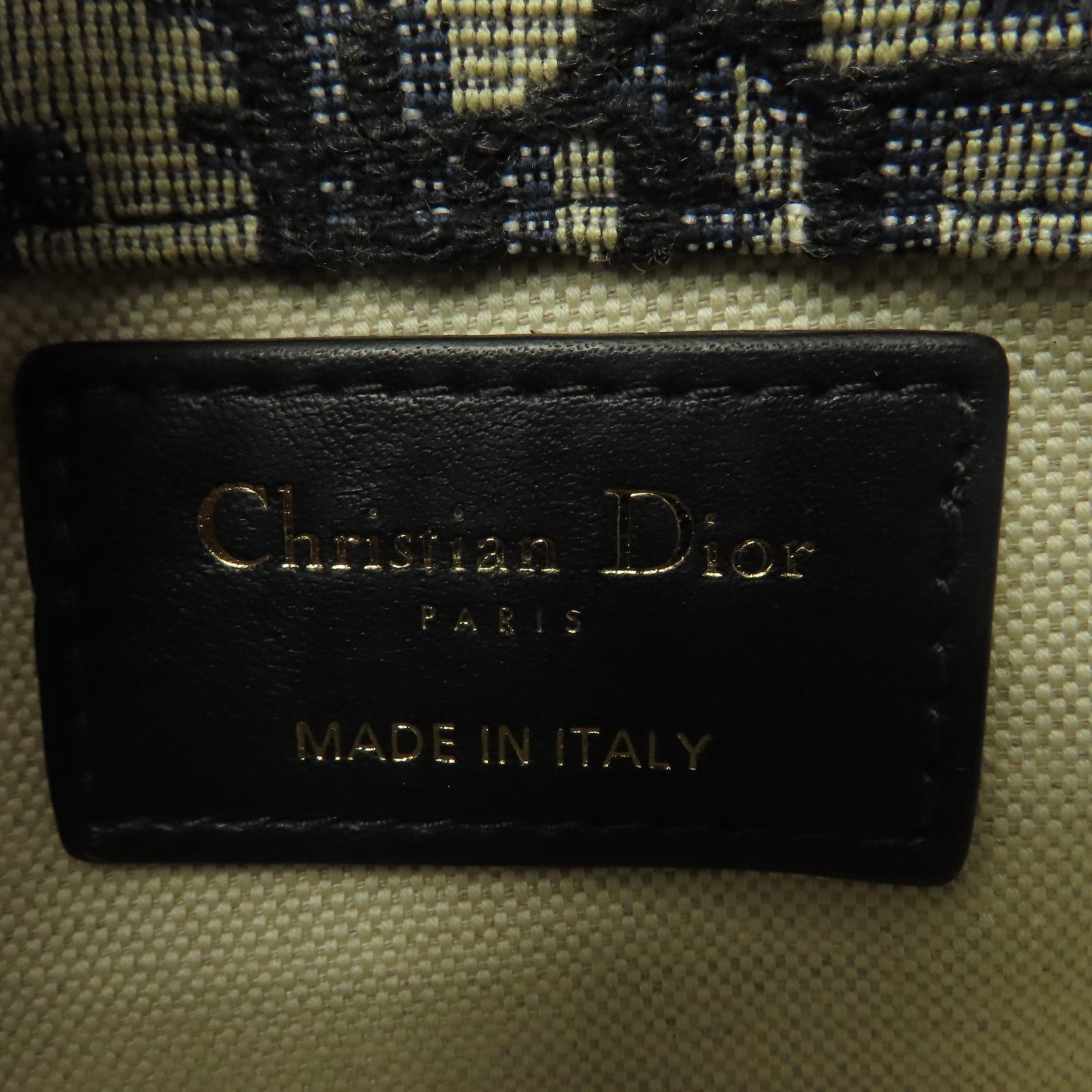 Dior 【激減優惠】帆布Saddle Oblique Waist Belt Bag金扣腰包藍色