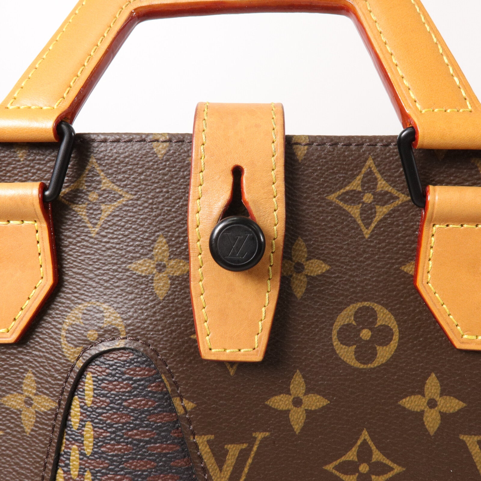 LOUIS VUITTON Monogram/Giant Damie LV X Nigo Mini Tote手挽肩背兩用袋