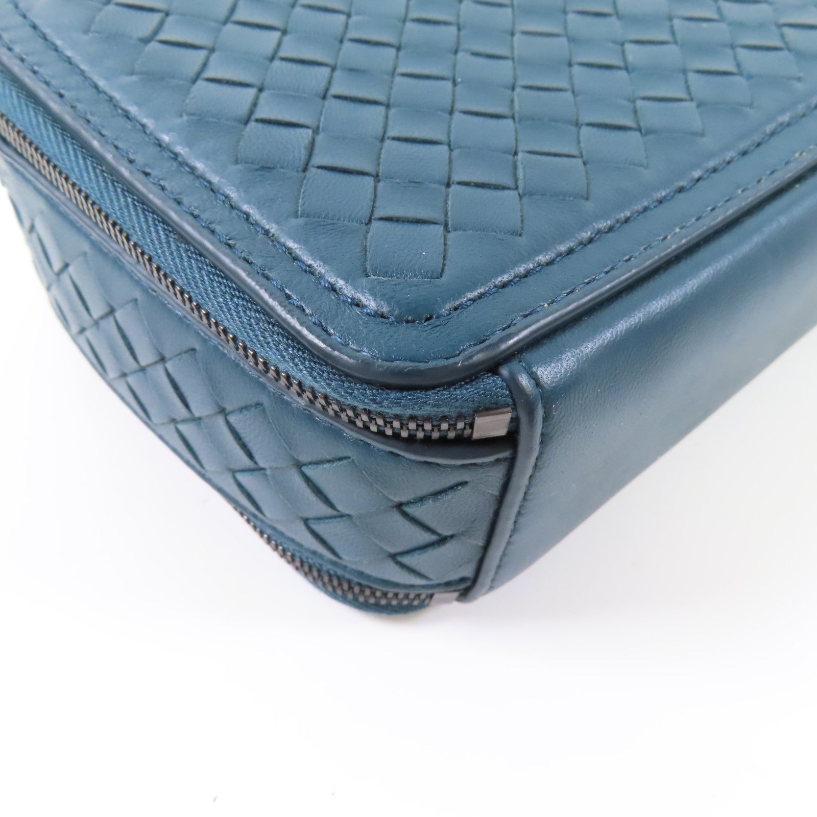 BOTTEGA VENETA 羊皮皮革Shoulder Bag黑扣鏈帶肩背袋