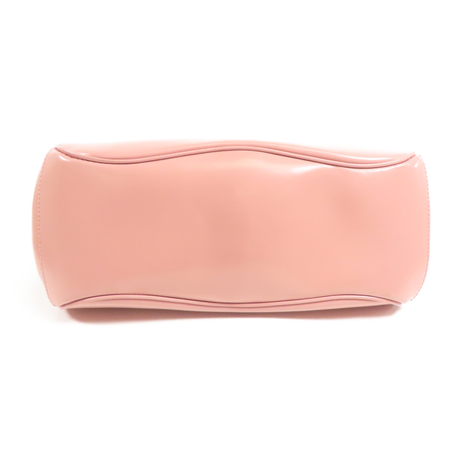GUCCI GG SHW Hand Bag Calfskin Leather Pink