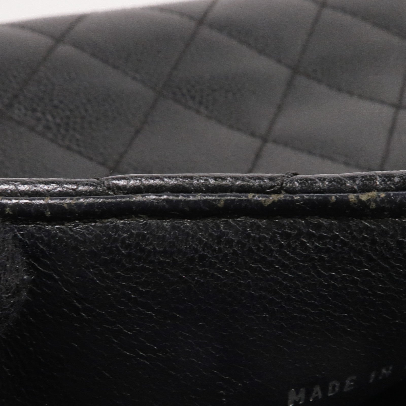 CHANEL 牛皮皮革Vintage Handbag銀扣手挽袋