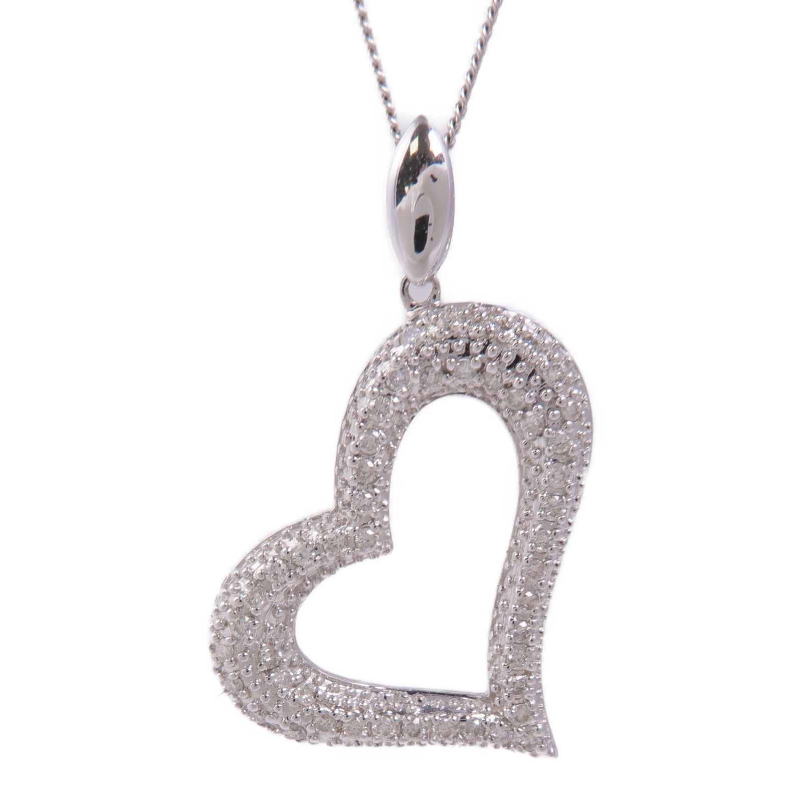 JEWELRY 18K白金Diamond Necklace鑽石項鍊