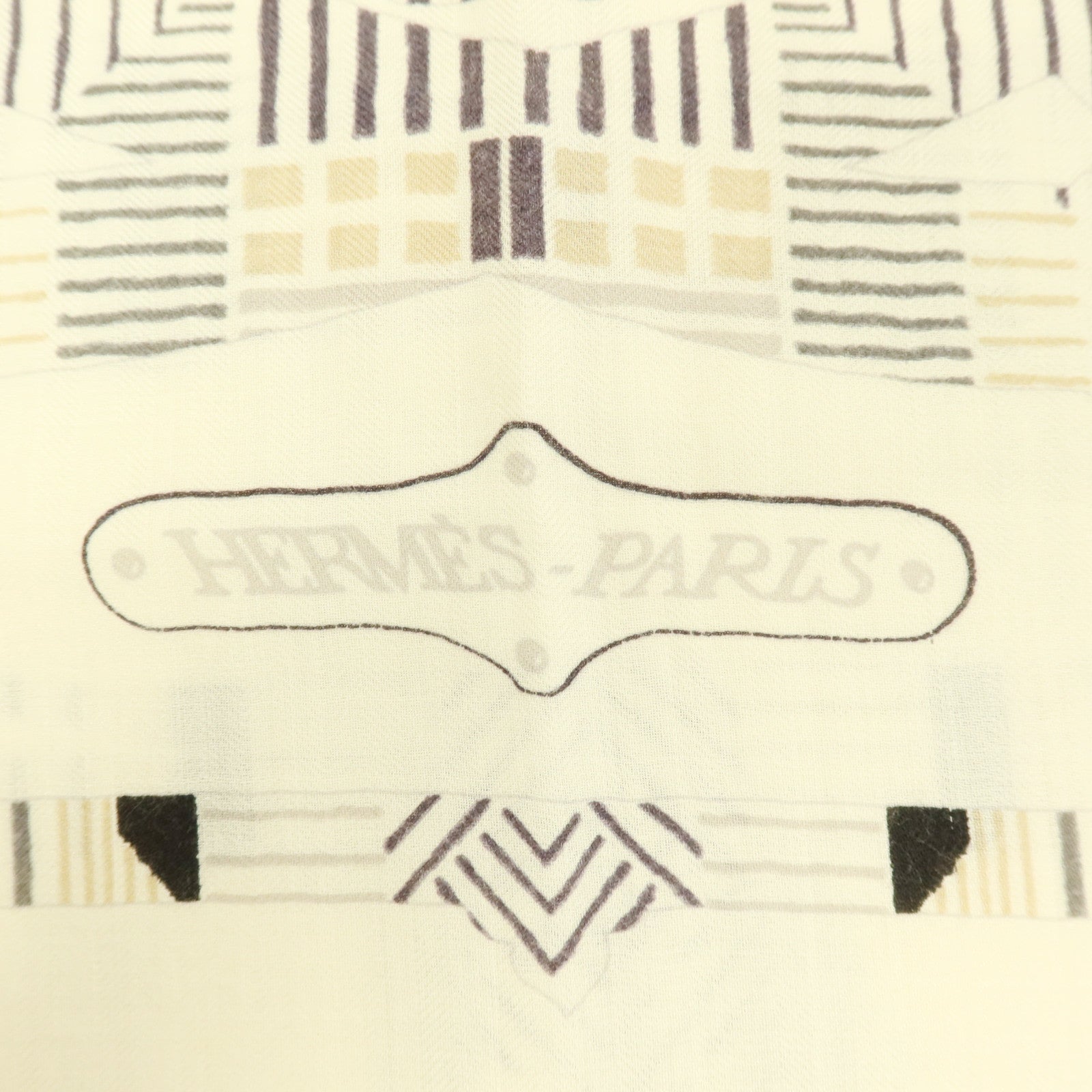 HERMES 羊絨/絲質Scarf 140x140絲巾