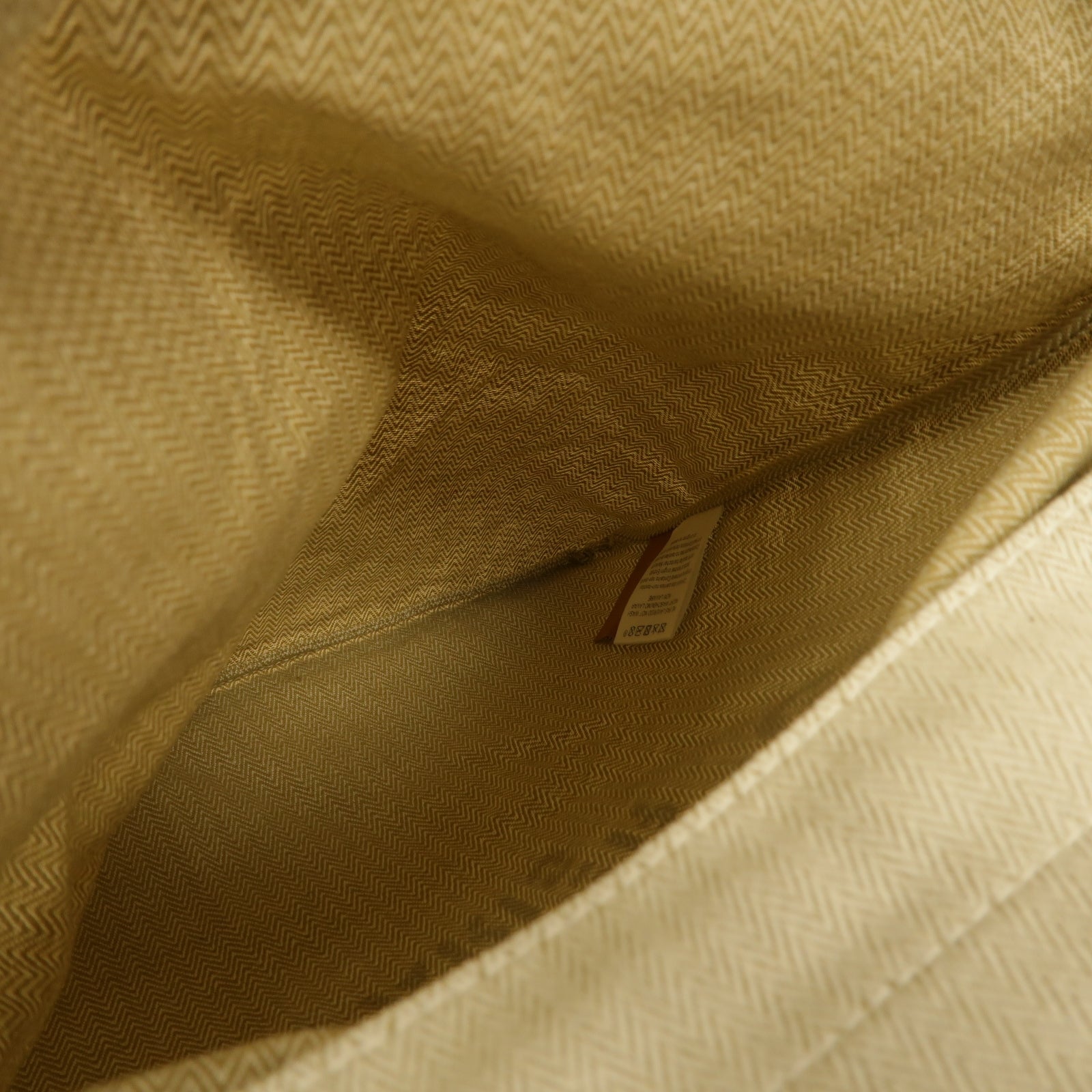 HERMES 【激減優惠】帆布AlineTote Bag銀扣手挽袋米色