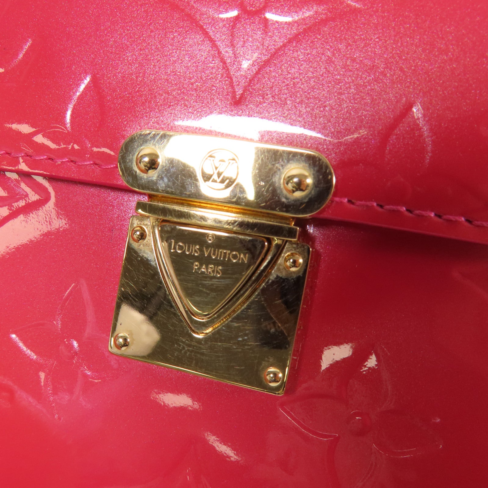 LOUIS VUITTON Vernis Trifold Wallet金扣錢包